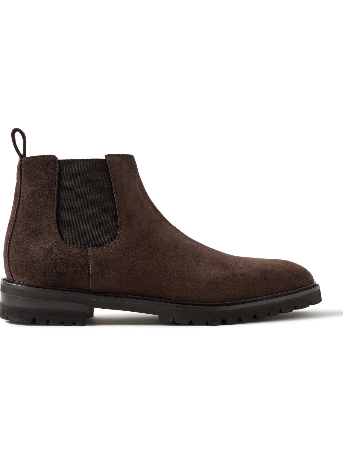 Manolo Blahnik Chelsea Boots Delsa Aus Veloursleder In Brown