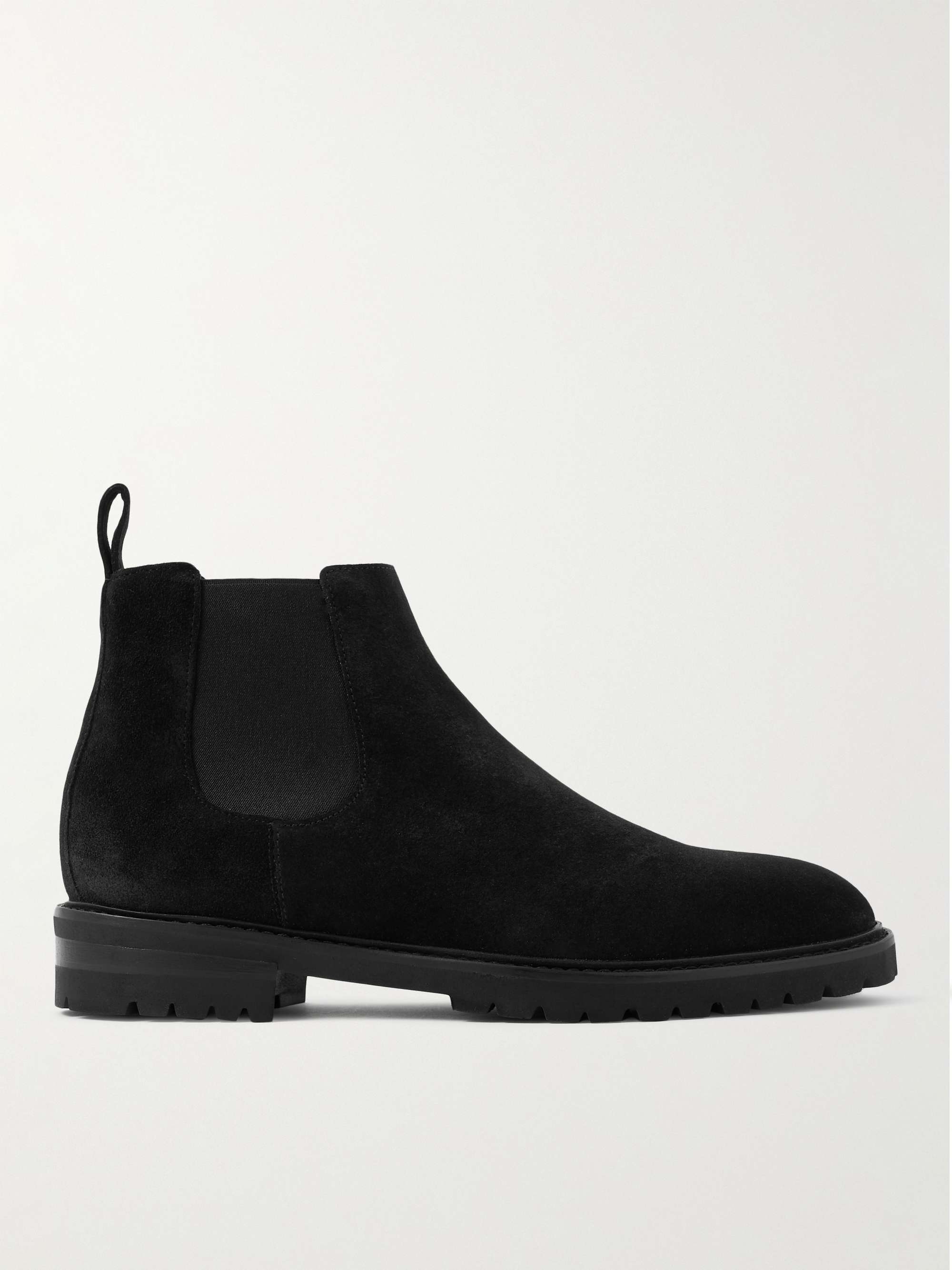 MANOLO BLAHNIK Brompton Suede Chelsea Boots for Men | MR PORTER