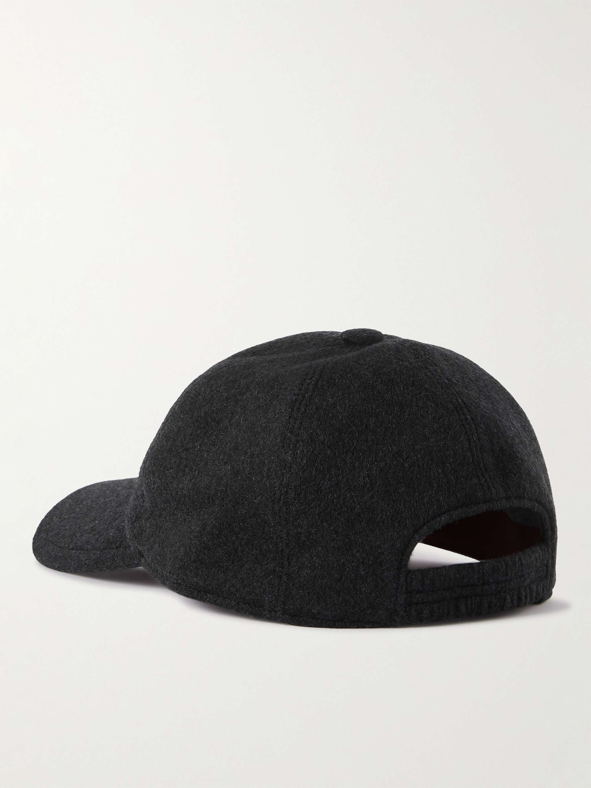 LORO PIANA Logo-Embroidered Storm System® Baby Cashmere Baseball Cap