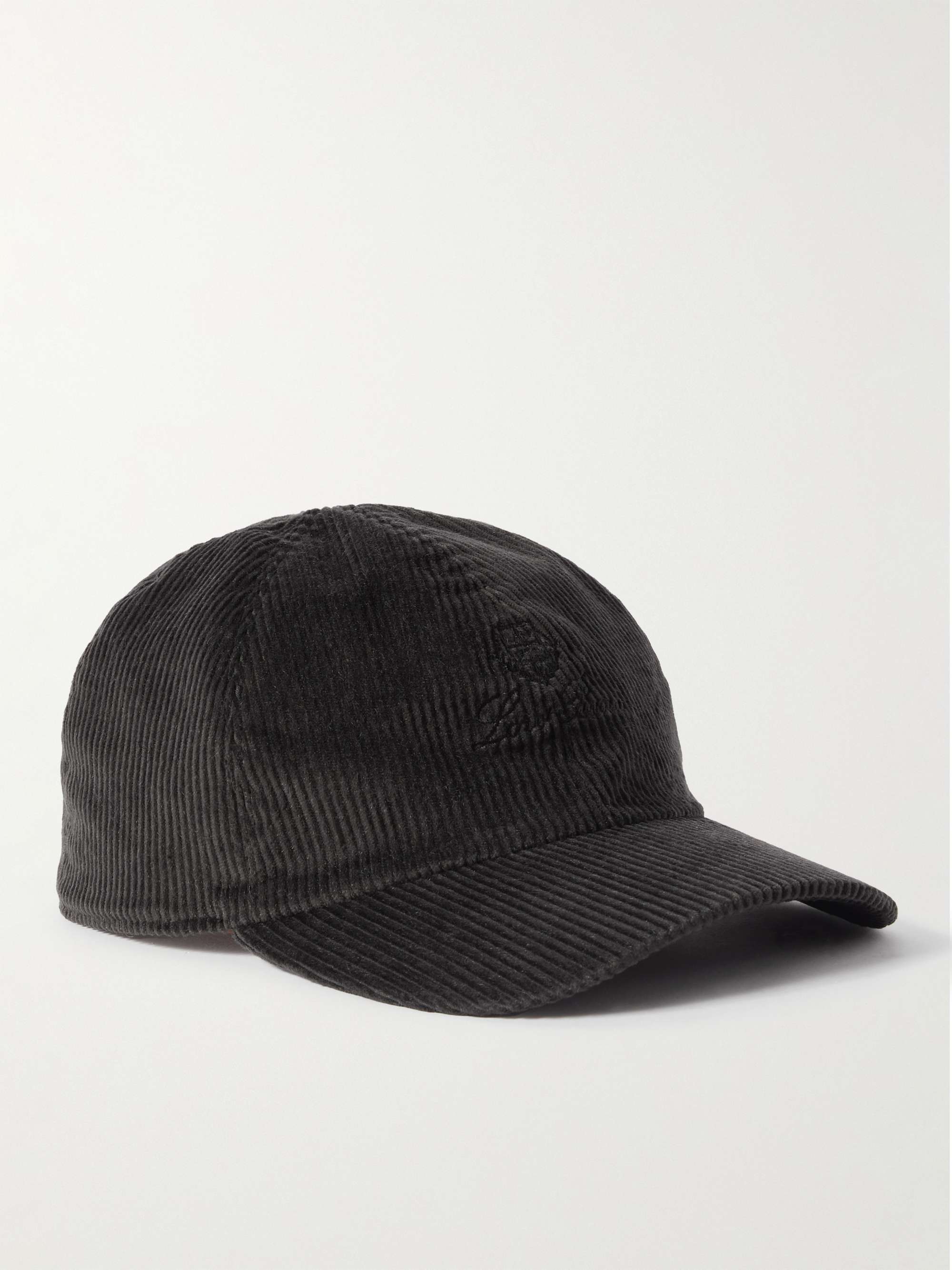 Loro Piana Wind Logo Baseball Cap In Black