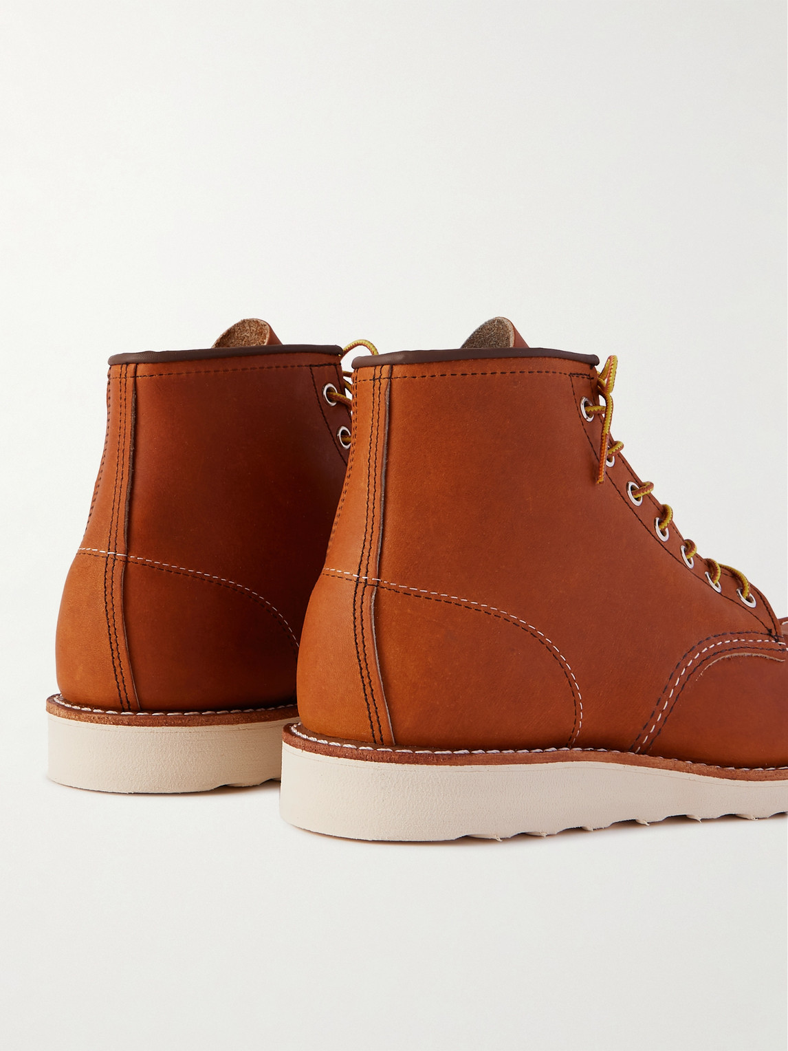 Shop Red Wing Shoes 875 Classic Moc Leather Boots In Brown