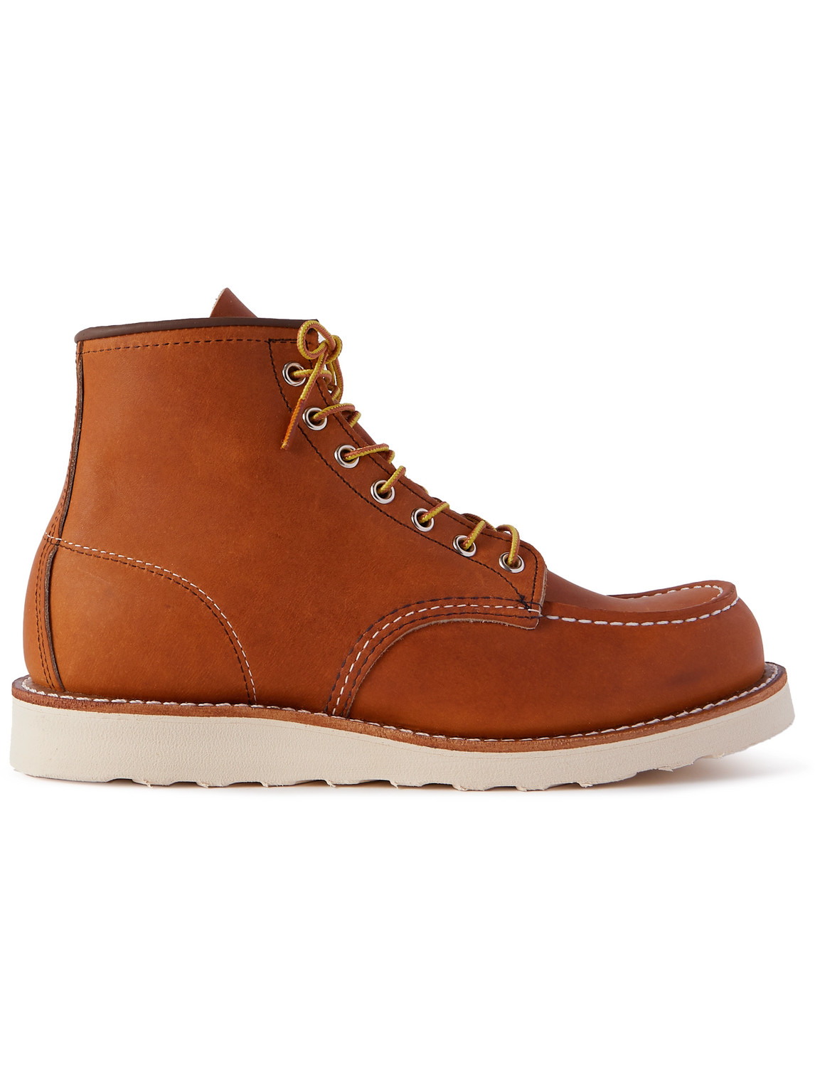 Shop Red Wing Shoes 875 Classic Moc Leather Boots In Brown