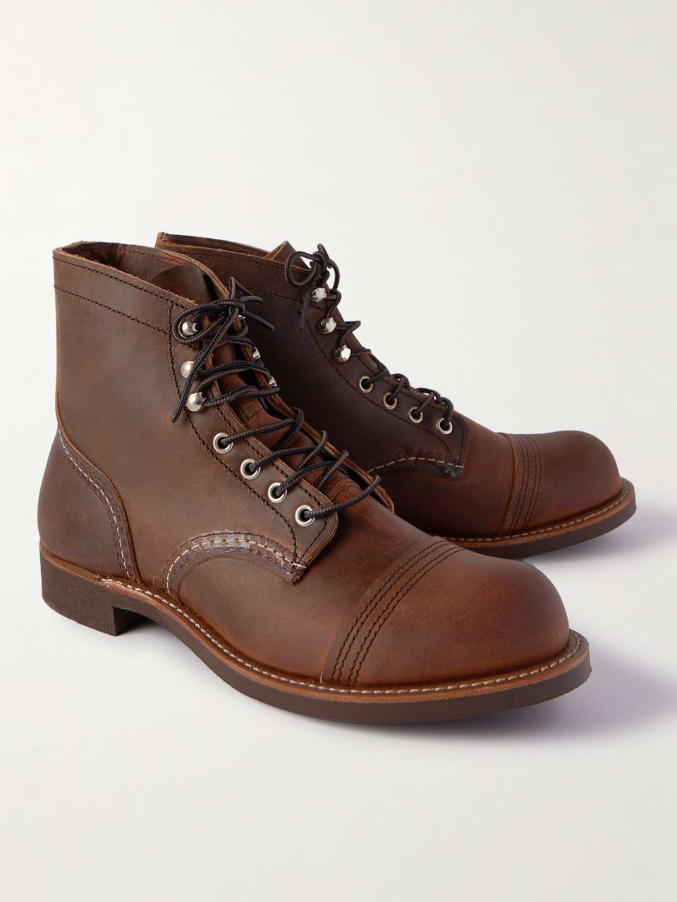RED WING SHOES 8085 Iron Ranger Leather Boots for Men | MR PORTER