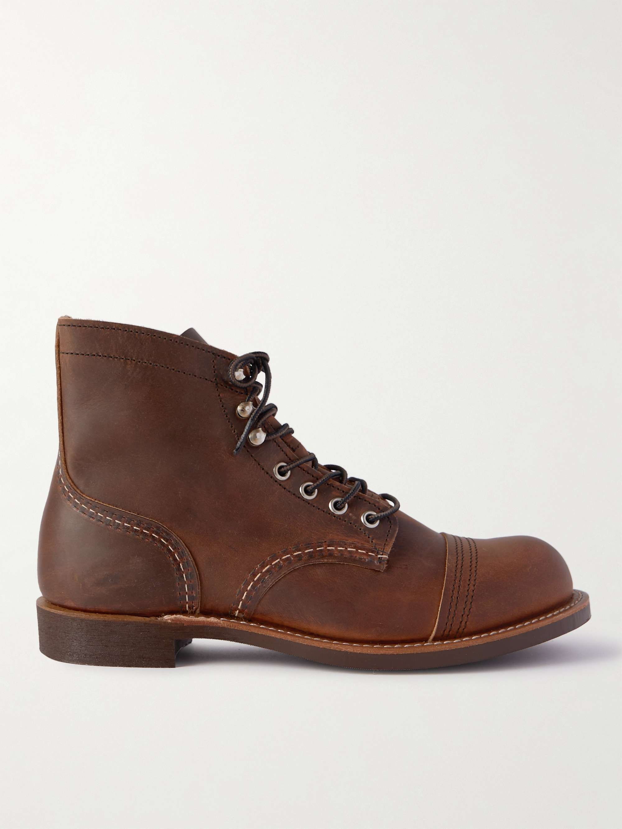 RED WING SHOES 8084 Iron Ranger Leather Boots for Men | MR PORTER