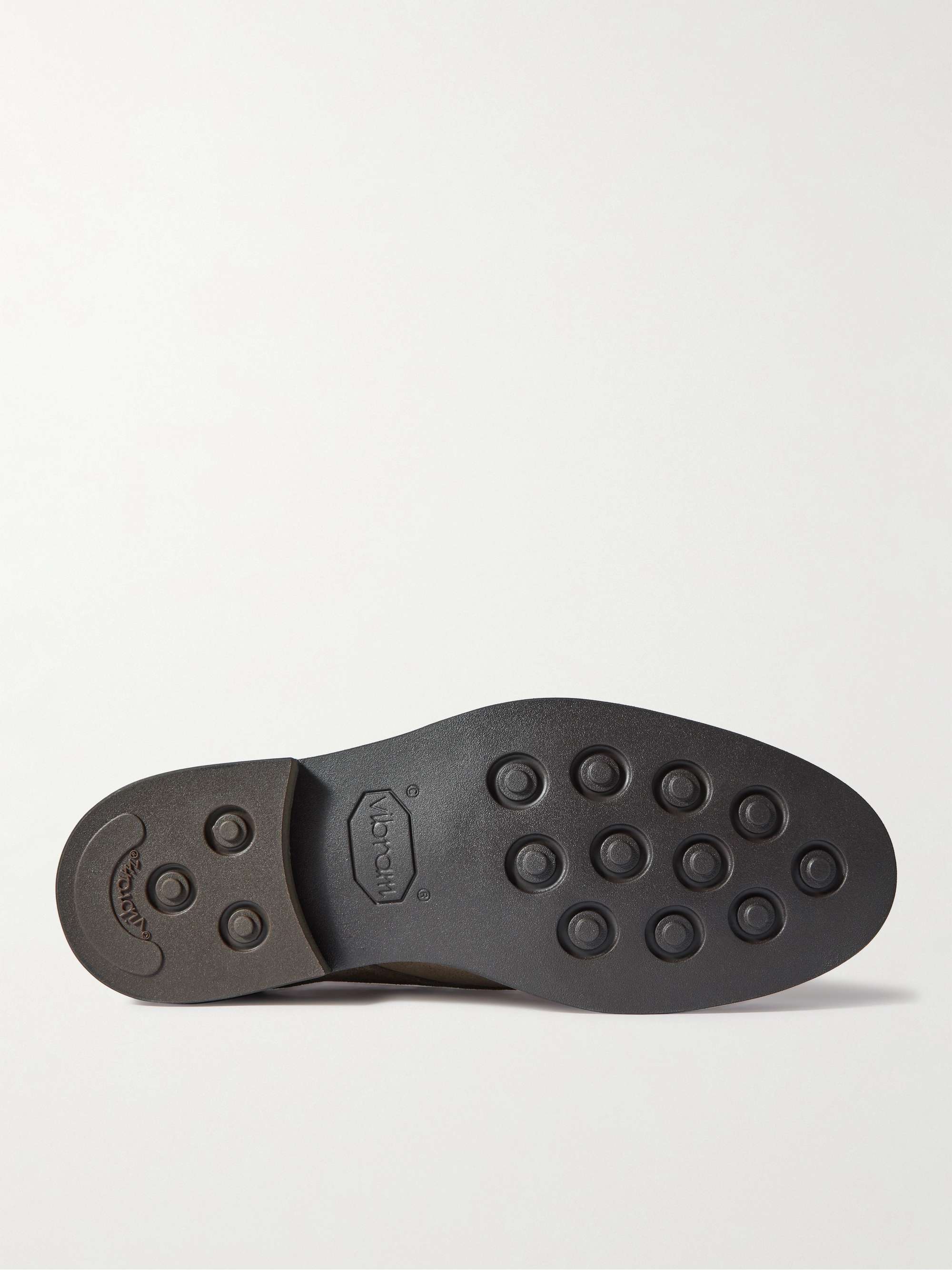 MR P. Andrew Split-Toe Regenerated Suede by evolo® Derby Shoes