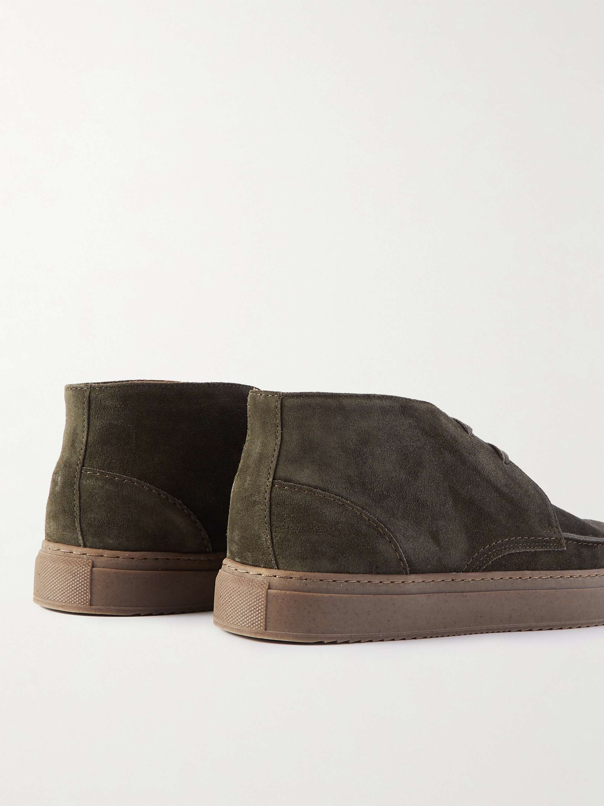 MR P. Larry Split-Toe Regenerated Suede by evolo® Chukka Boots