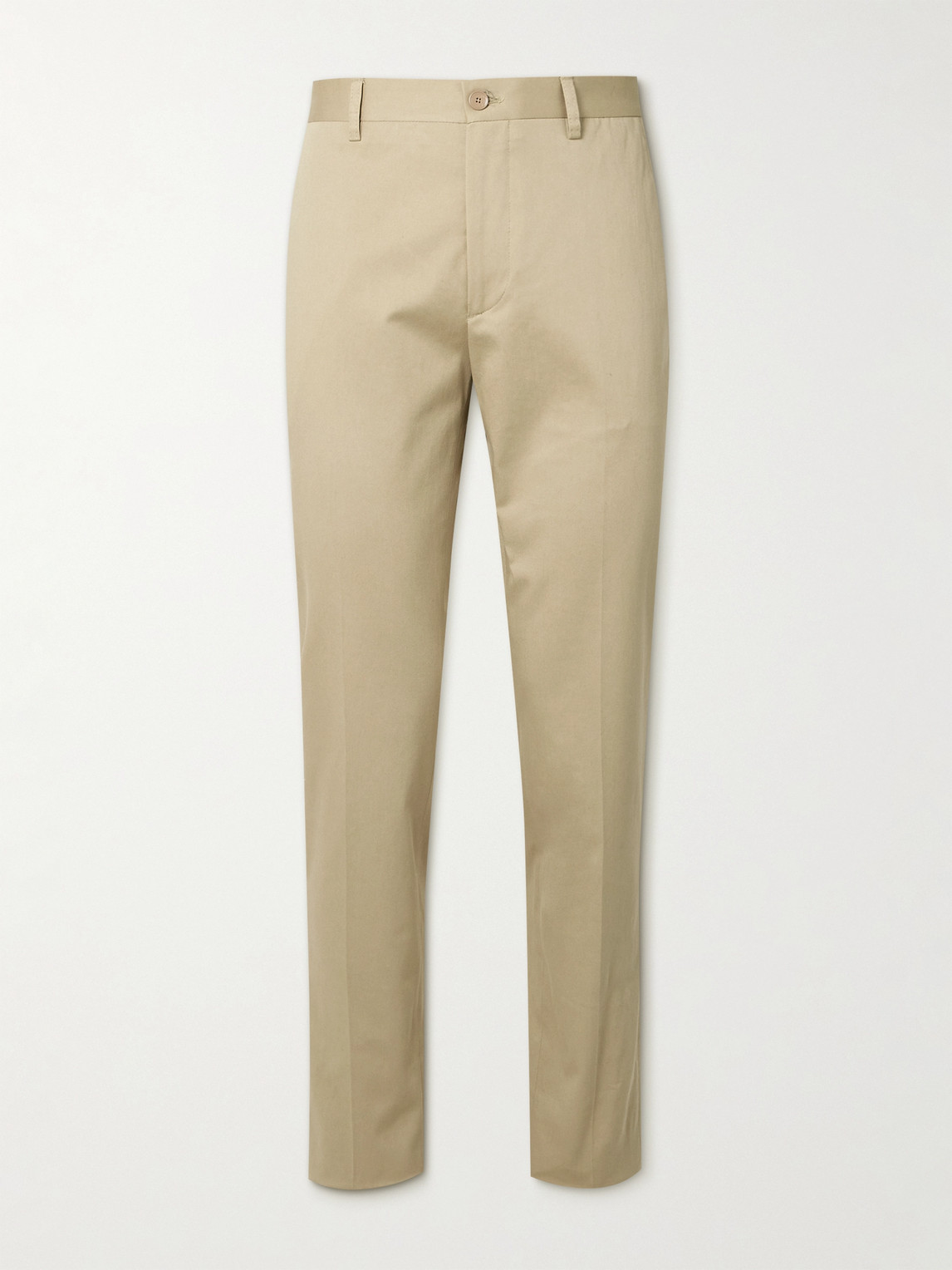 Etro Classic Trousers In Beige Stretch Cotton In Neutrals