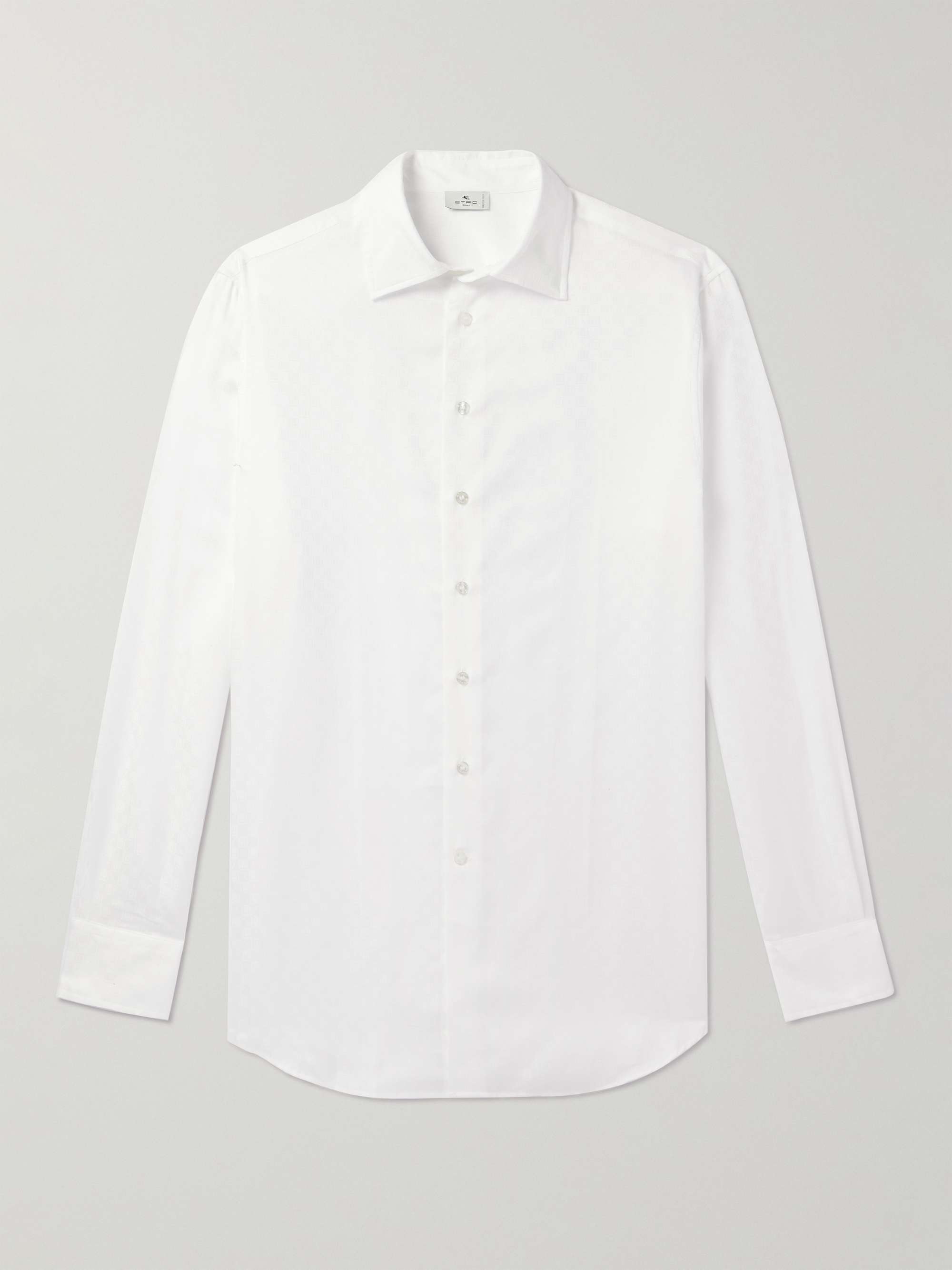 ETRO Cotton-Jacquard Shirt for Men | MR PORTER