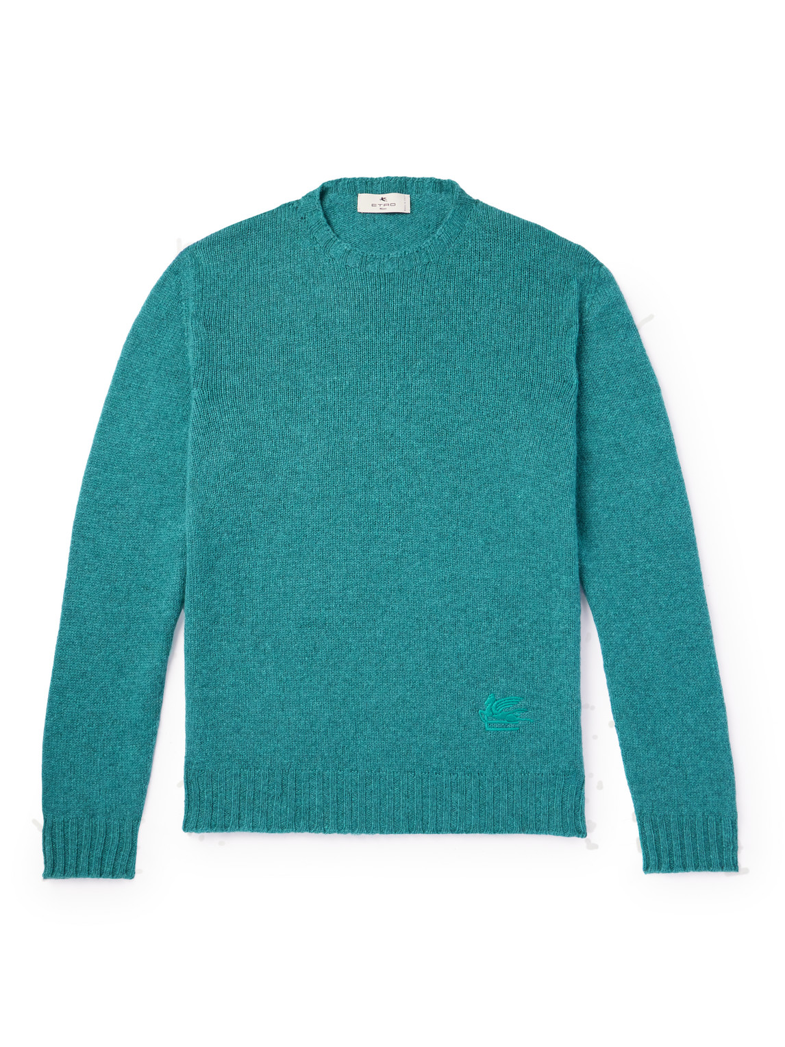 Logo-Embroidered Cashmere Sweater