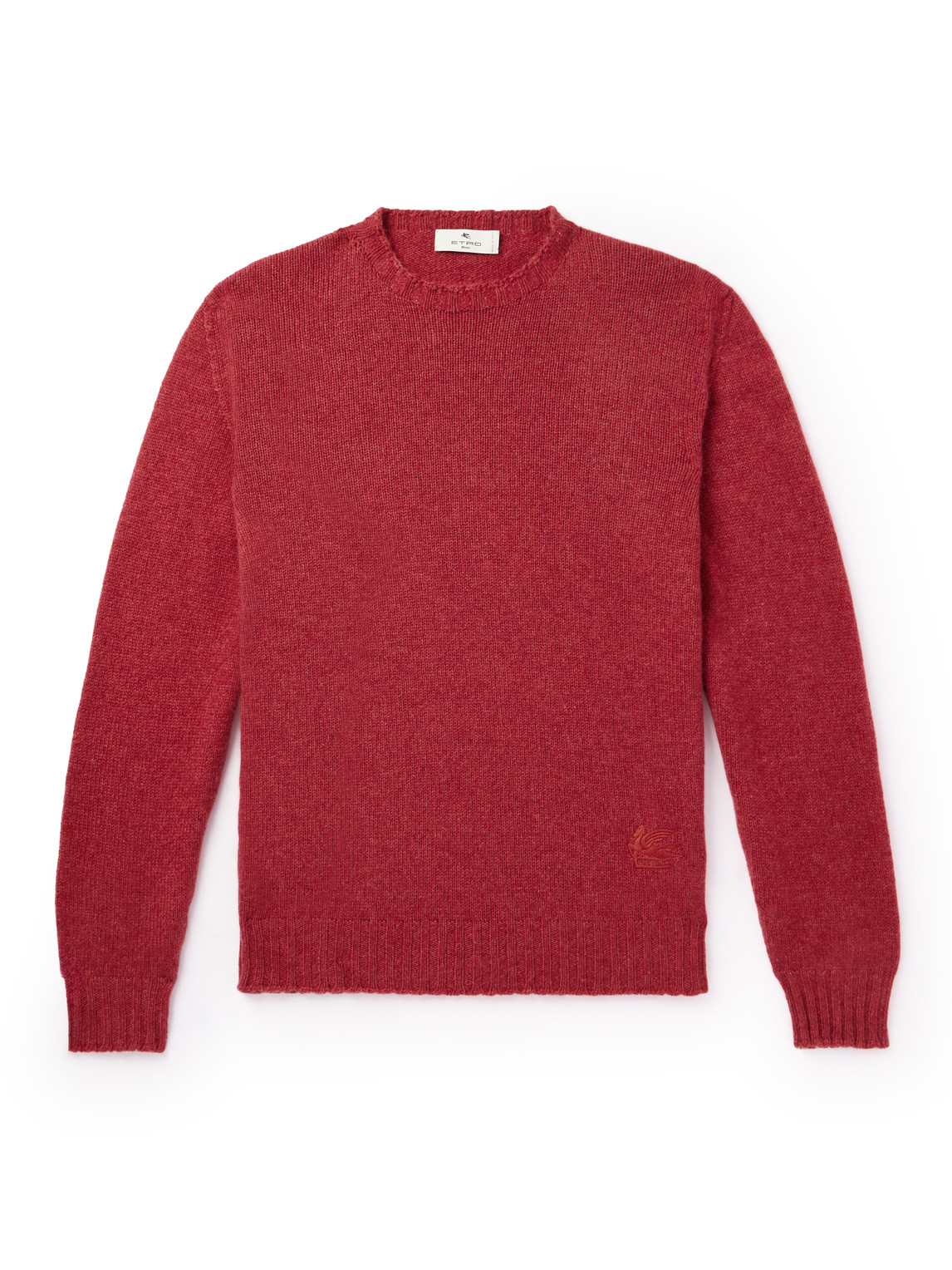 Logo-Embroidered Cashmere Sweater