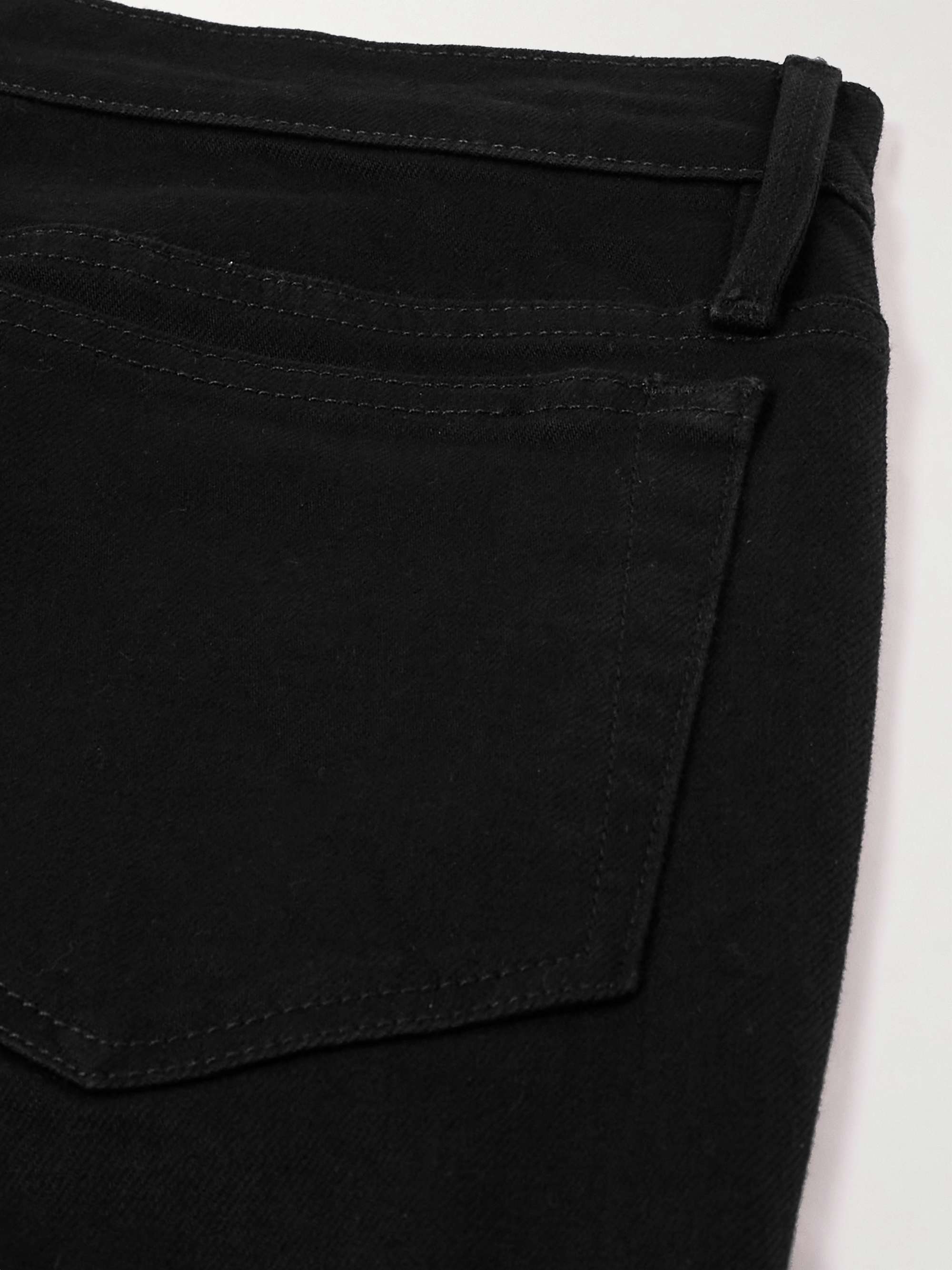 FRAME Straight-Leg Cotton-Blend Trousers