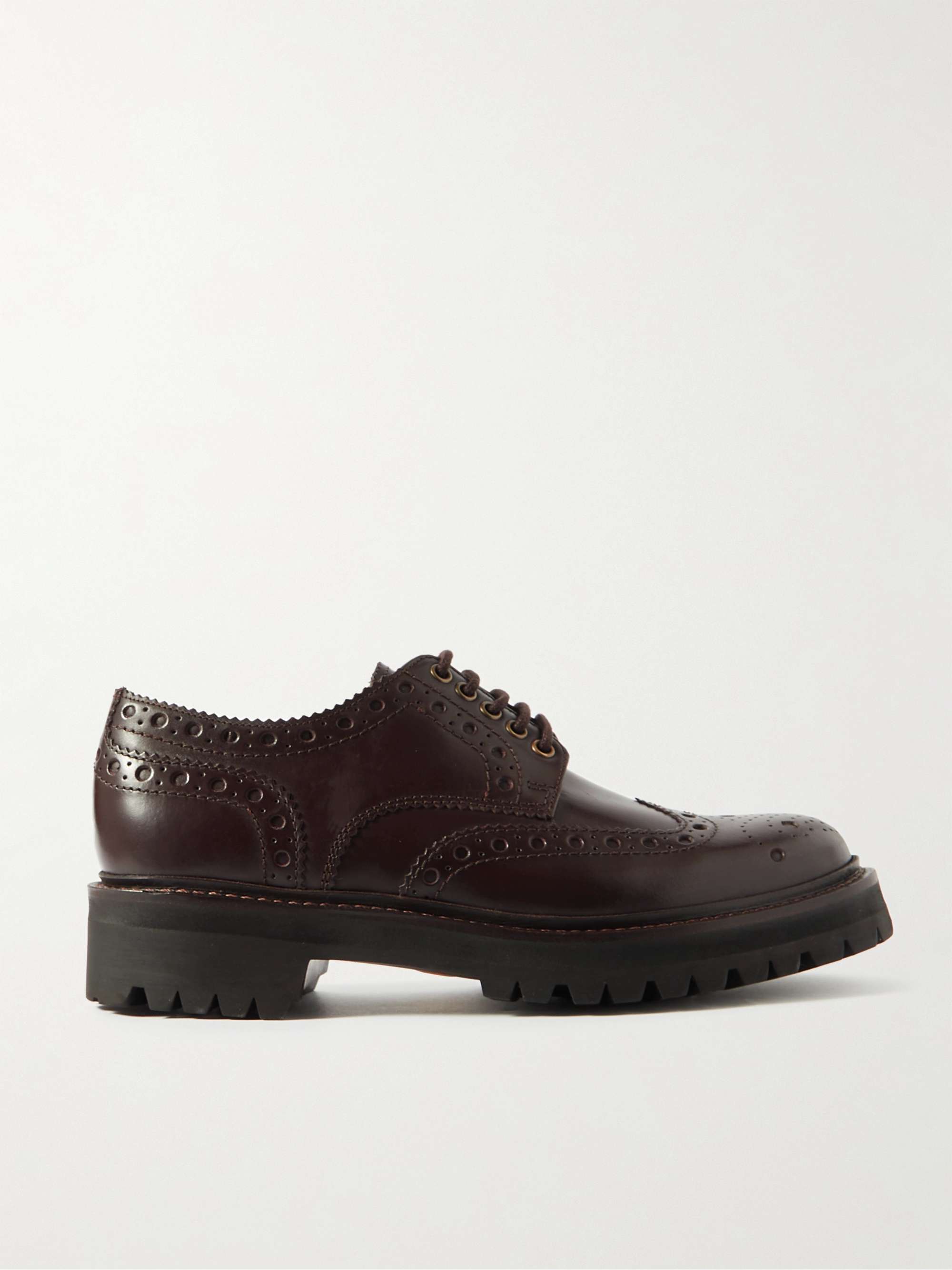 GRENSON Archie Leather Brogues for Men | MR PORTER