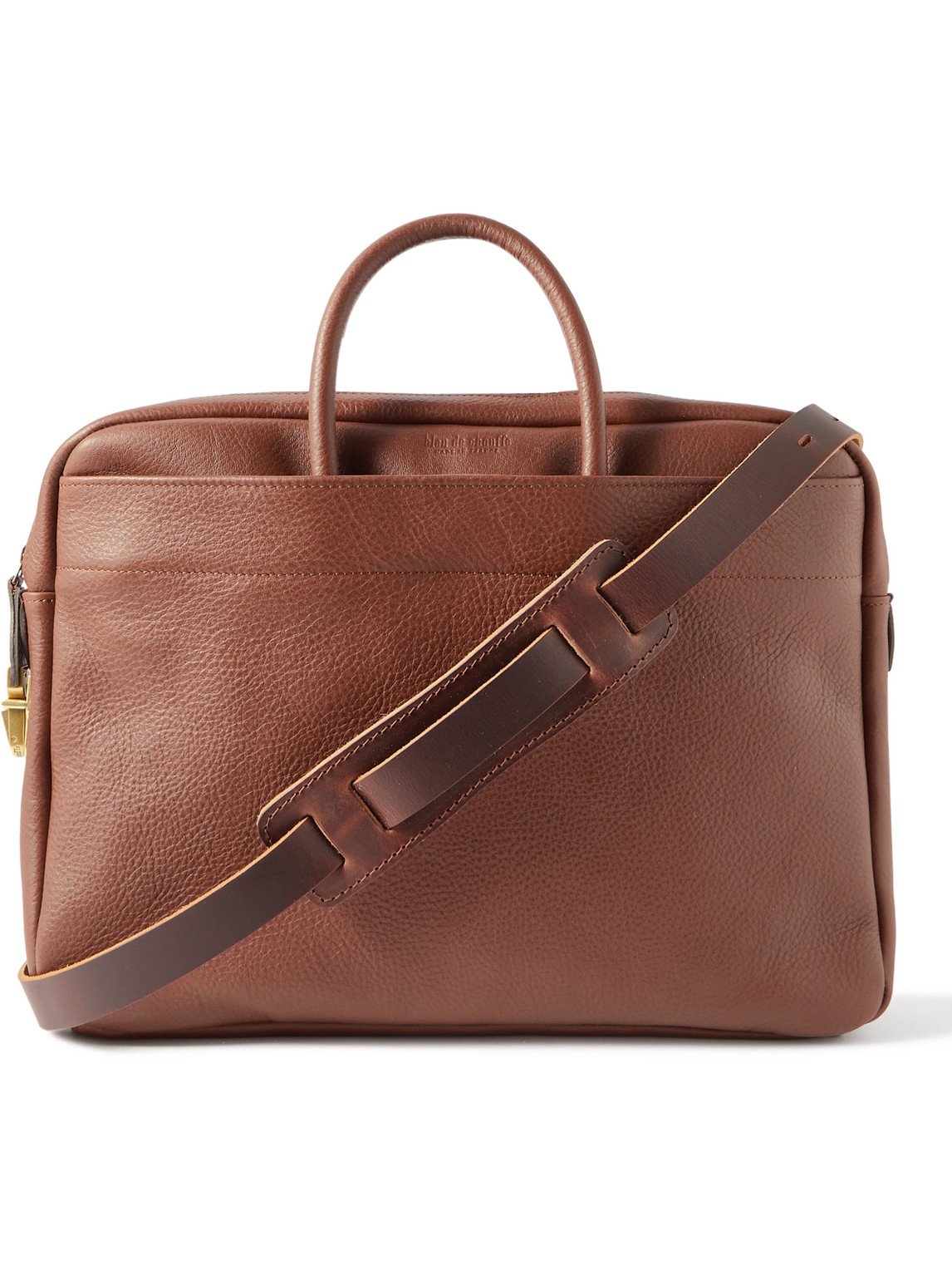 Full-Grain Leather Briefcase