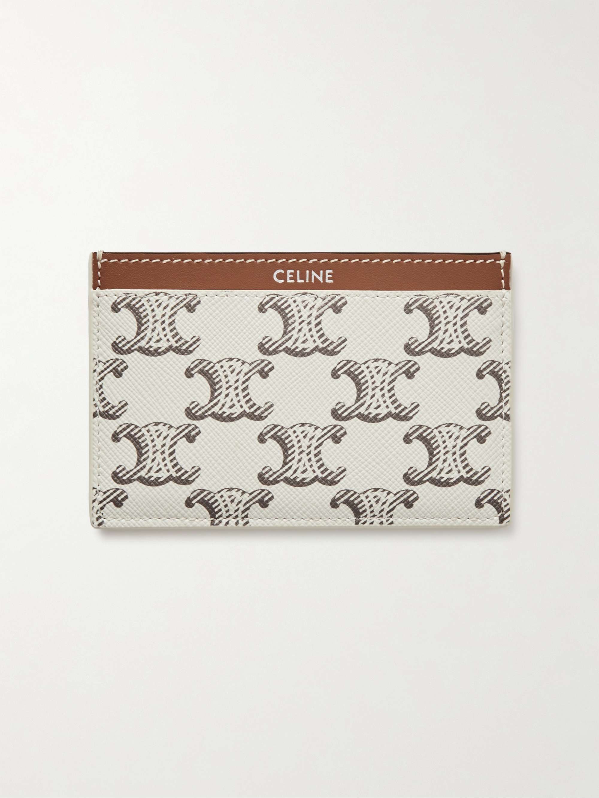 celine card holder triomphe