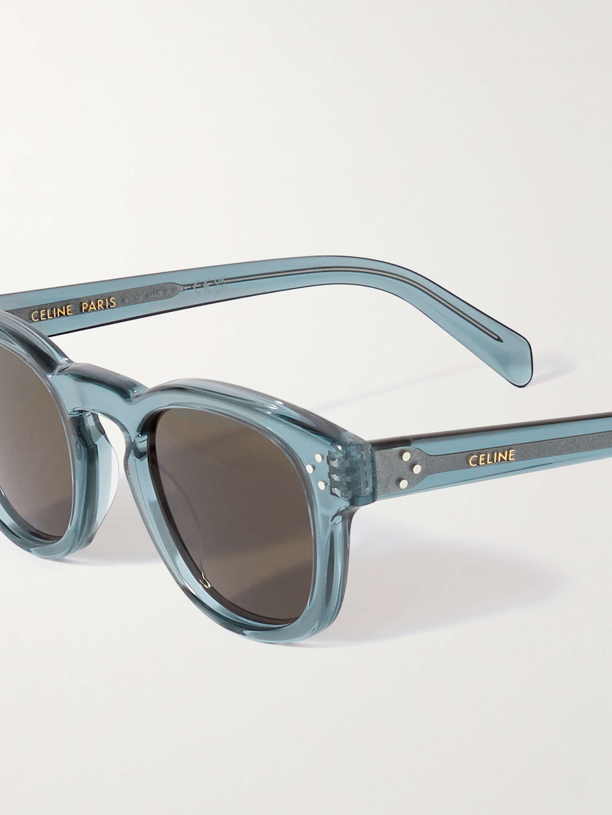 CELINE HOMME Round-Frame Acetate Sunglasses for Men | MR PORTER