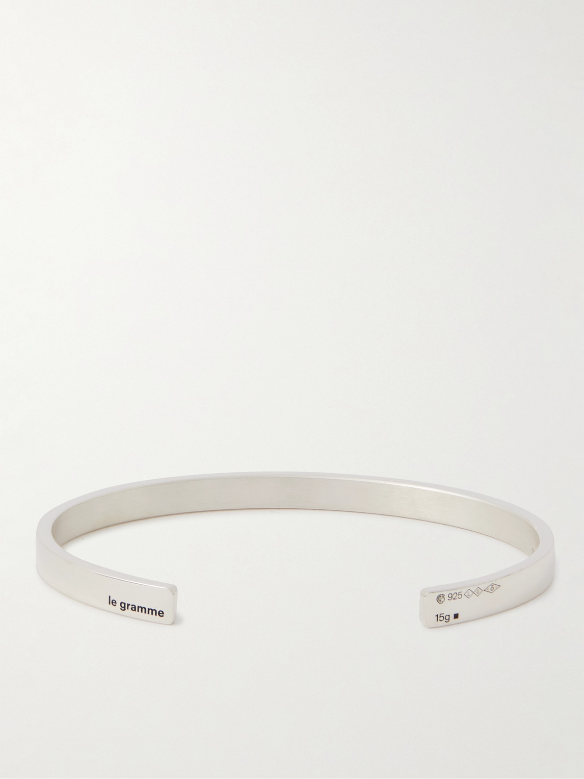 LE GRAMME Le 15 Polished Sterling Silver Cuffen