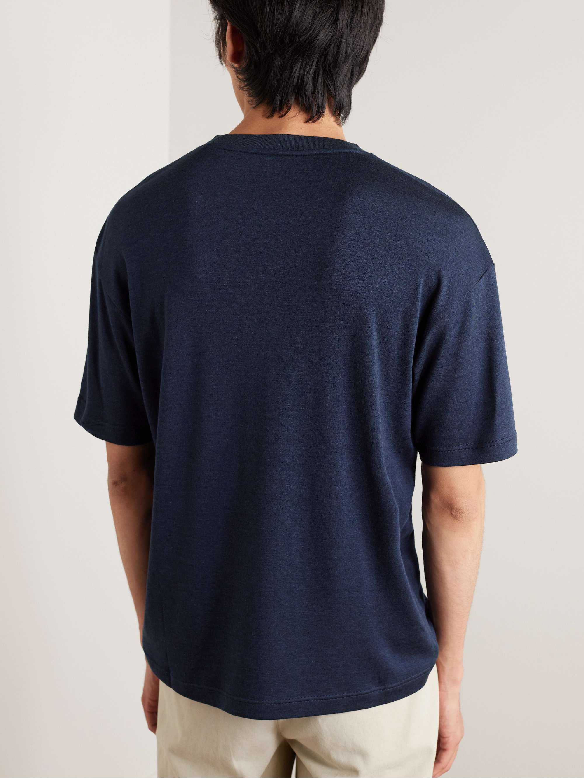 LORO PIANA Philion Cashmere and Silk-Blend Jersey T-Shirt