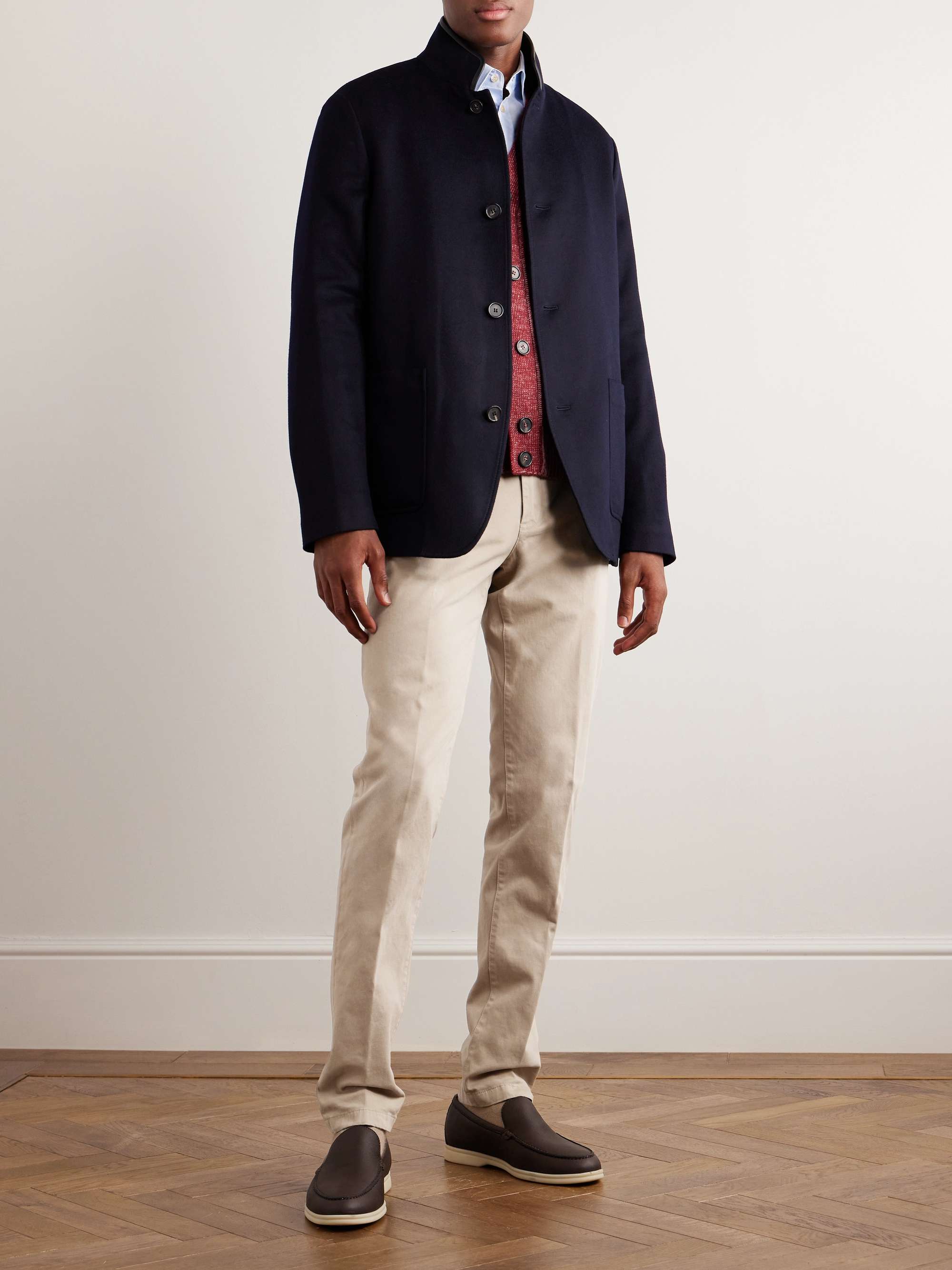 LORO PIANA Cotton-Blend Twill Chinos