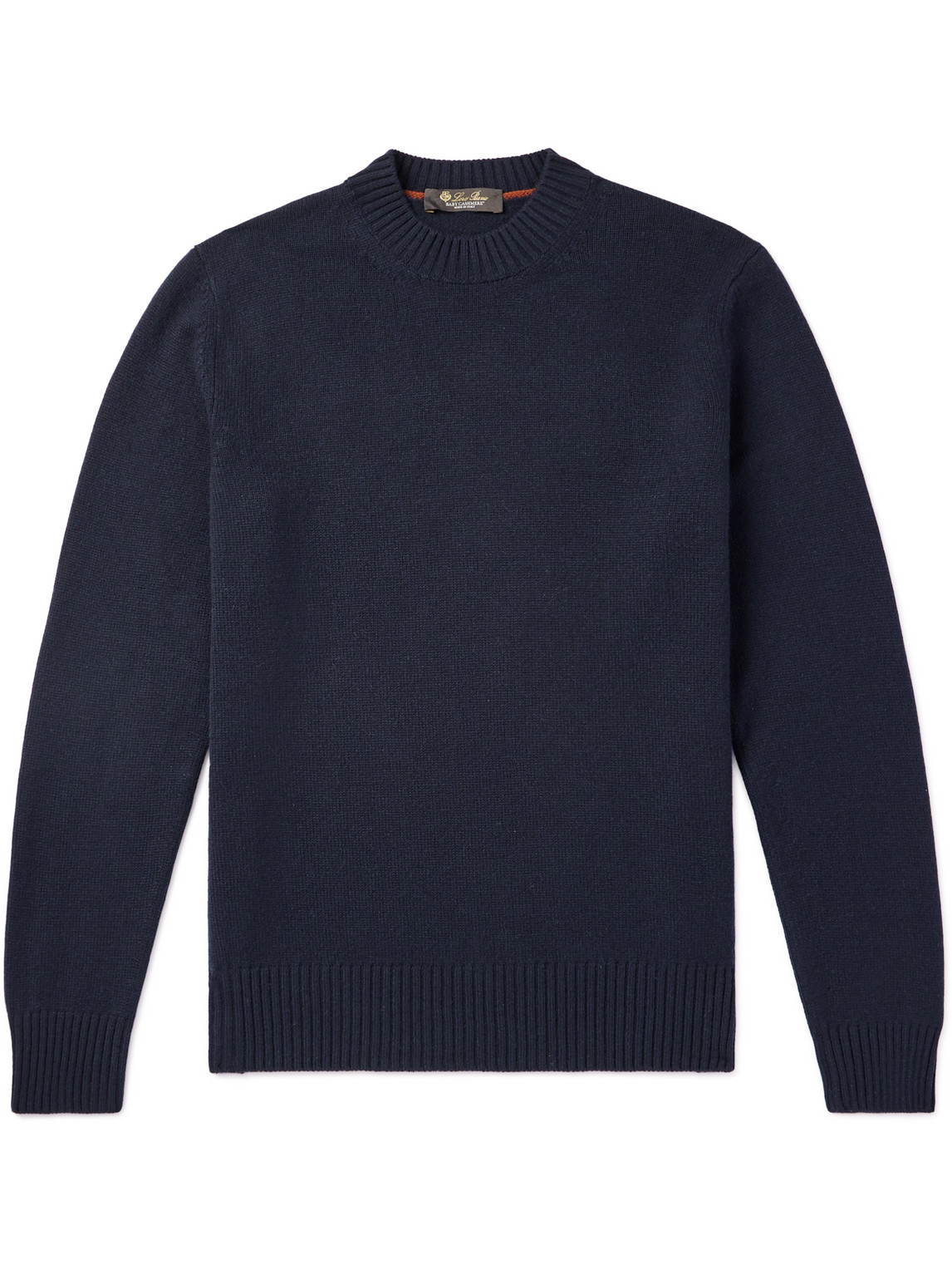 Loro Piana Parksville Baby Cashmere Sweater In Blue