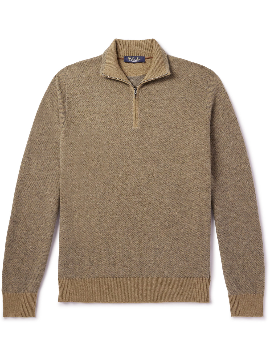 Loro Piana Striped Mélange Cashmere Sweater In Neutrals