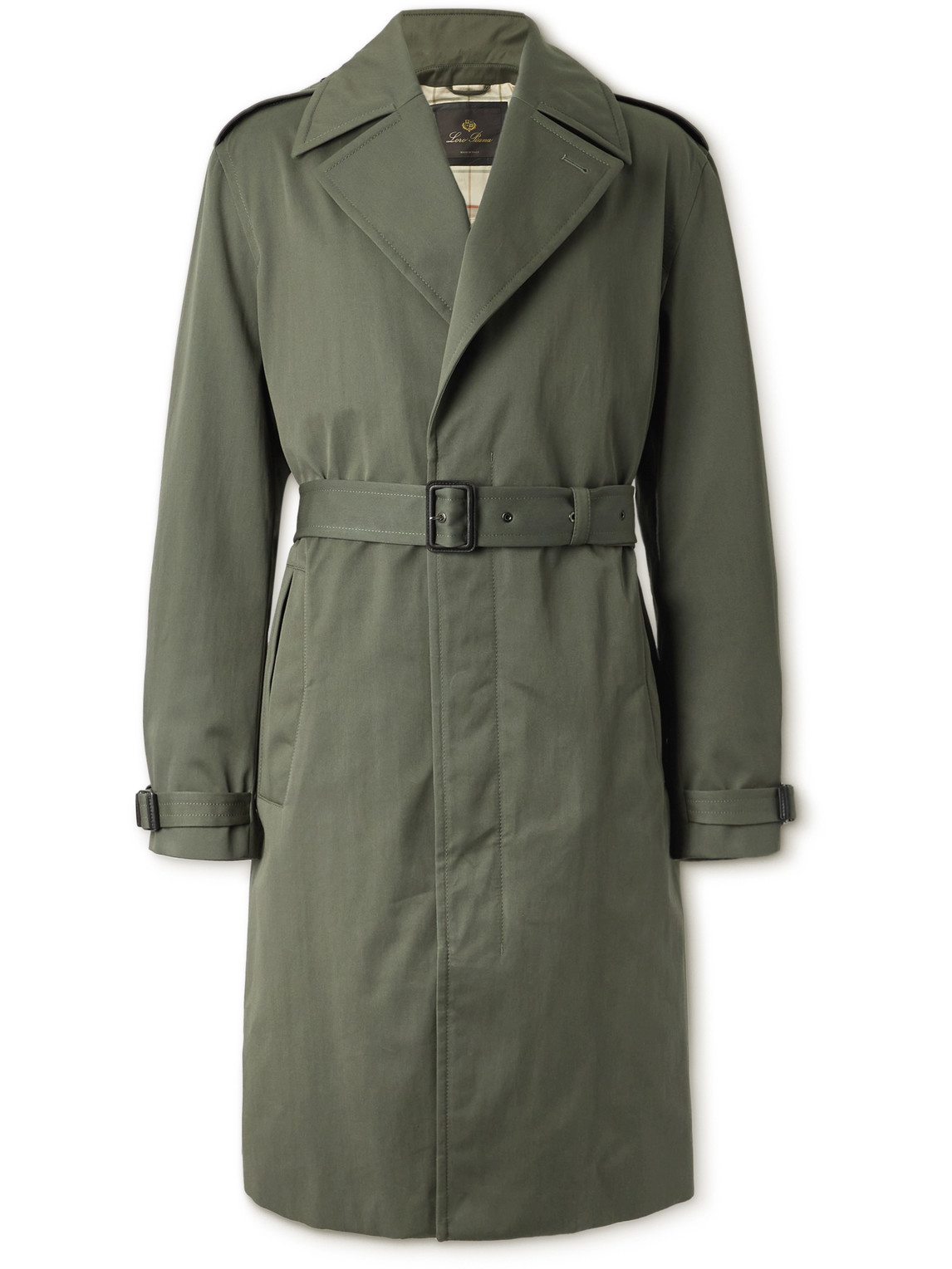 Nevado Belted Cotton-Twill Coat