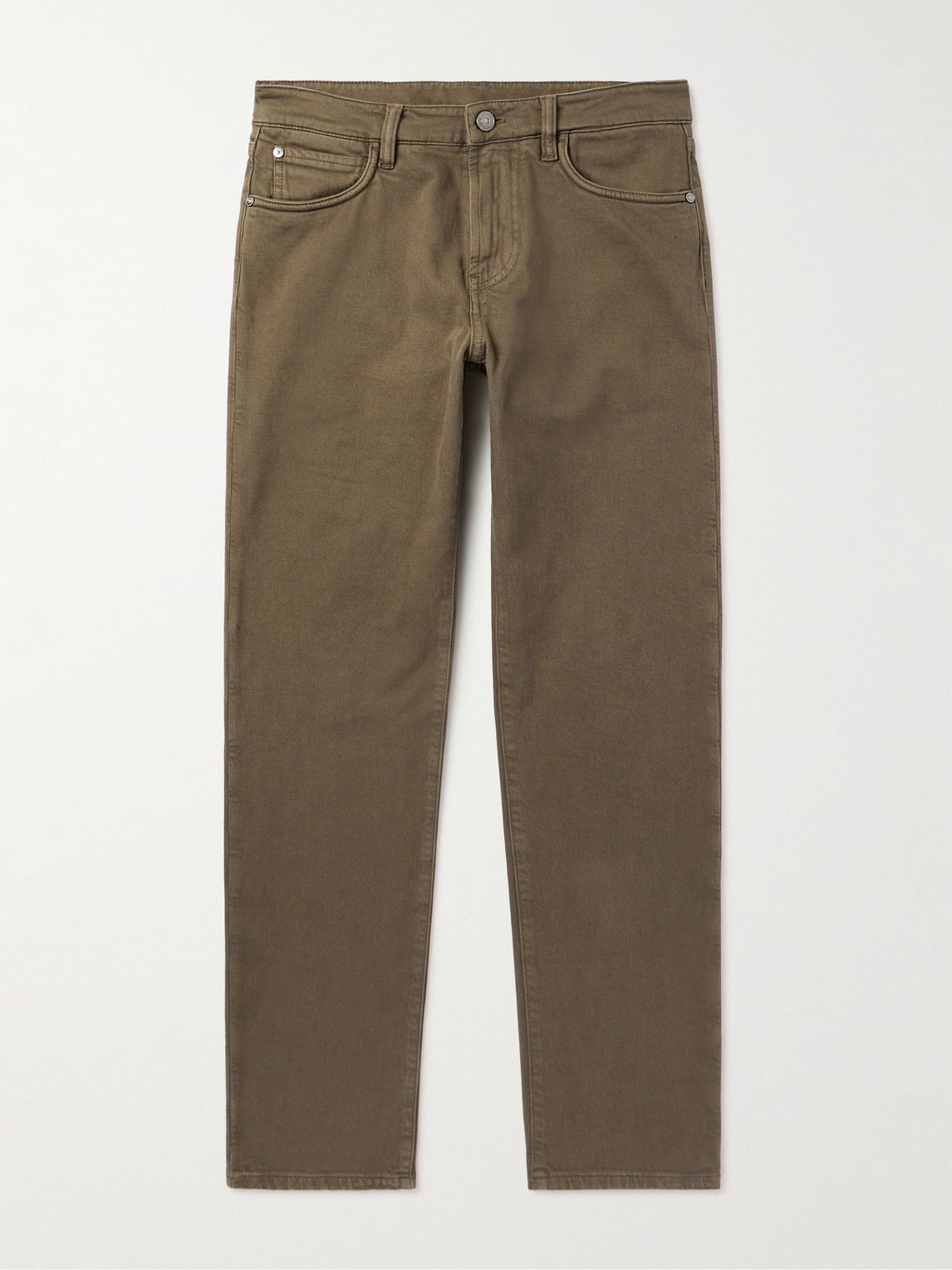 Loro Piana Quarona Slim-Fit Stretch-Cotton Twill Trousers - Men