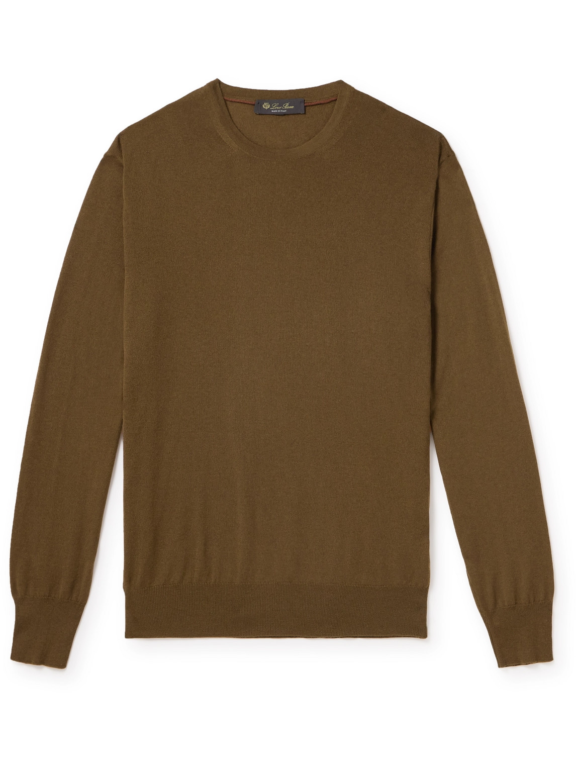Loro Piana Cashmere Sweater In Brown