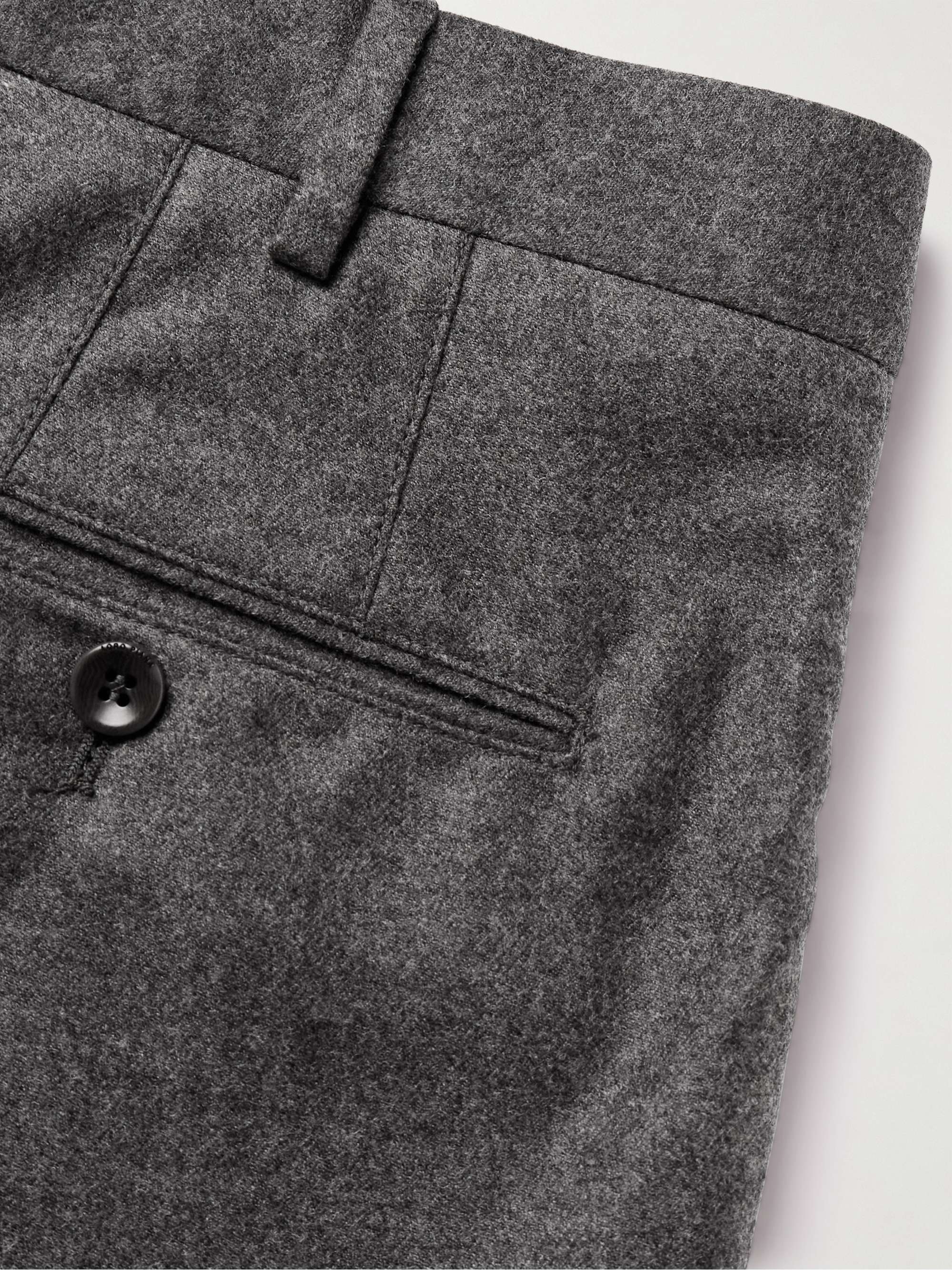 LORO PIANA Slim-Fit Wool and Cashmere-Blend Trousers