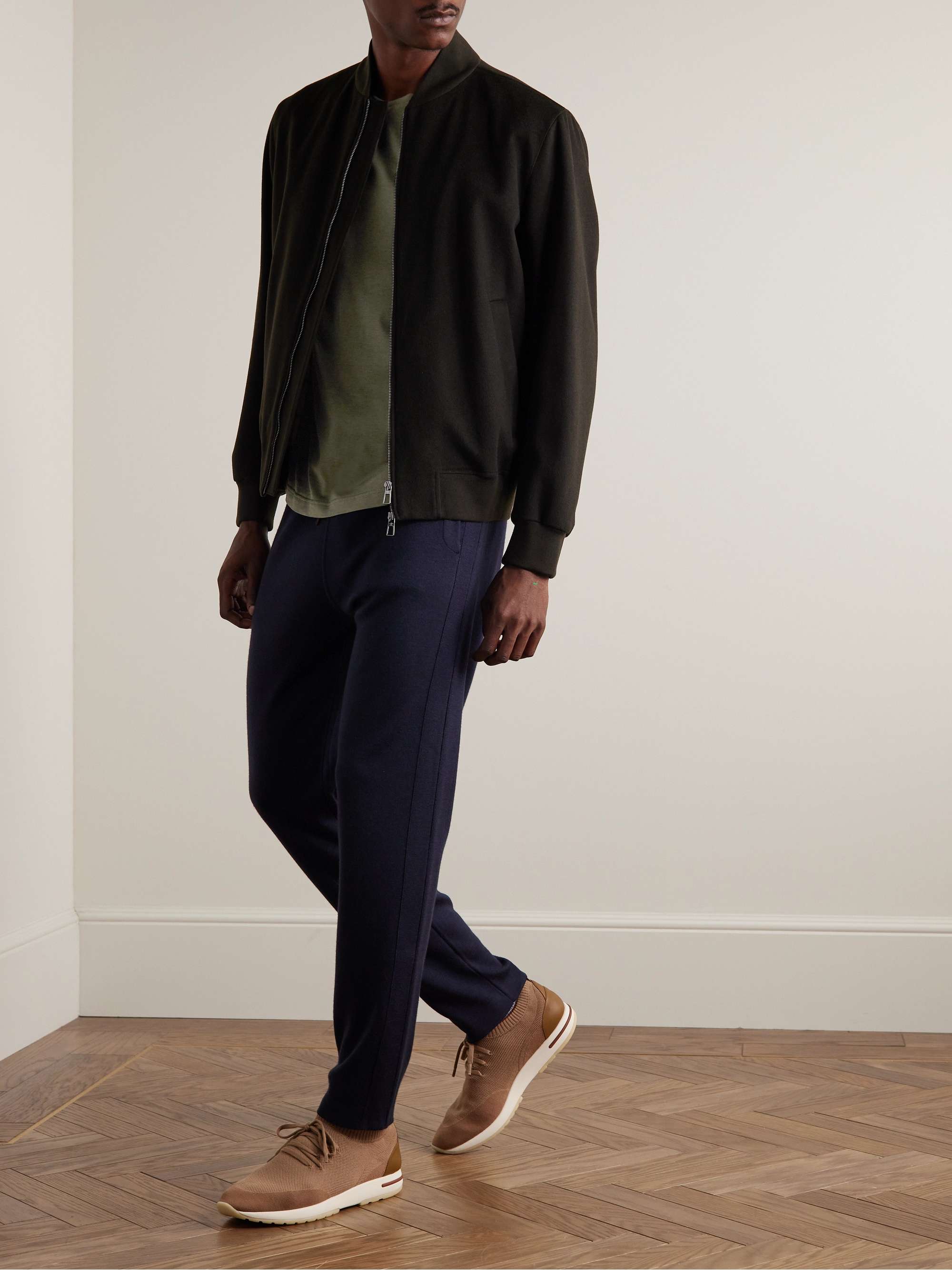 LORO PIANA Slim-Fit Silk and Cotton-Blend Jersey T-Shirt