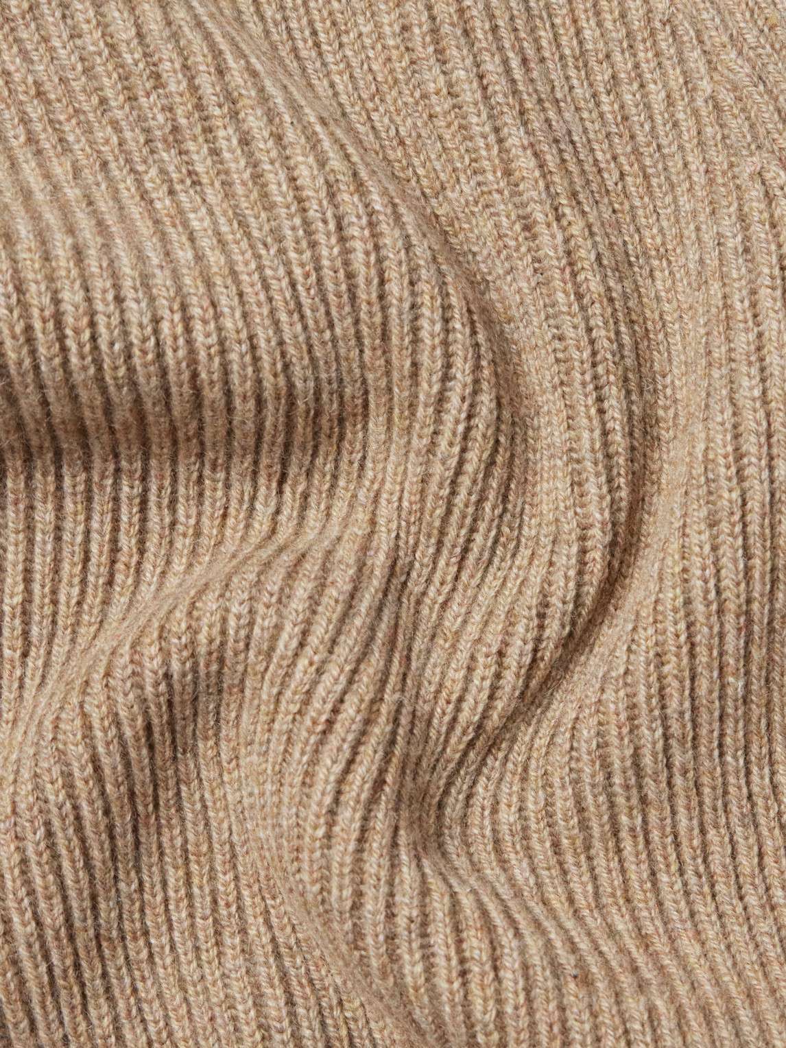 Shop Loro Piana Ribbed Cashmere Sweater In Brown