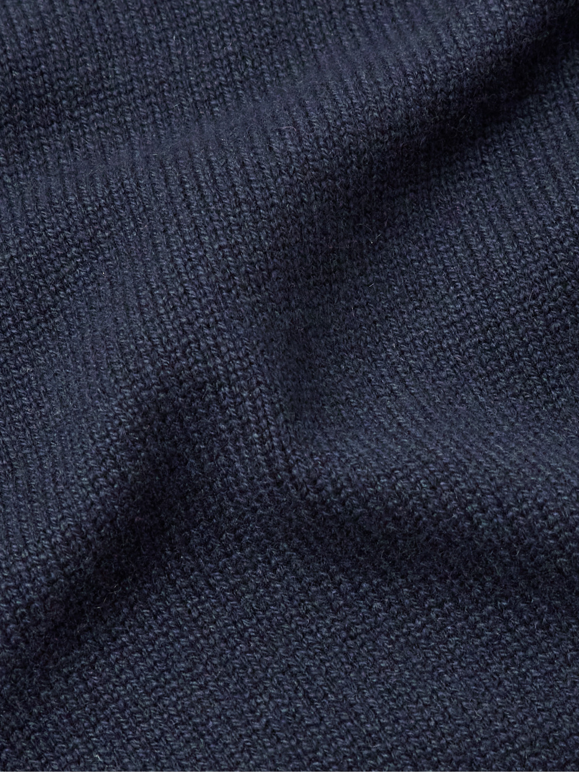 Shop Loro Piana Honeycomb-knit Cashmere Sweater In Blue