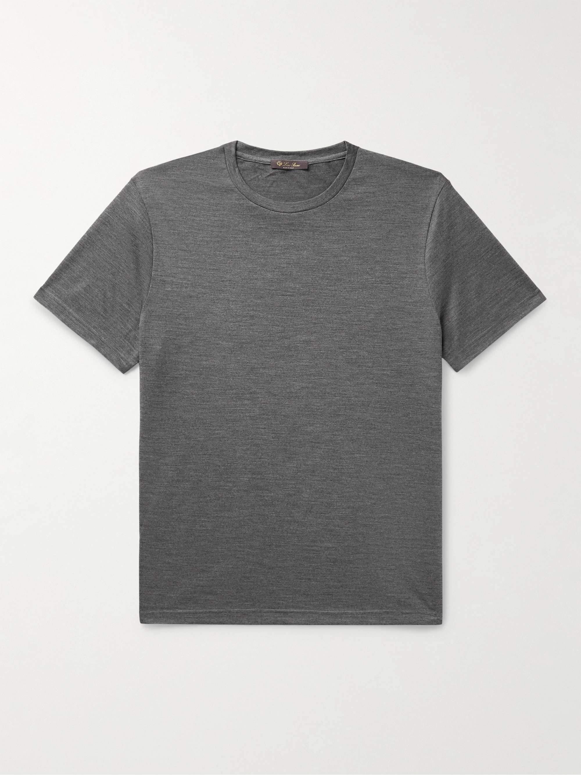 LORO PIANA Slim-Fit Wish® Wool T-Shirt for Men | MR PORTER