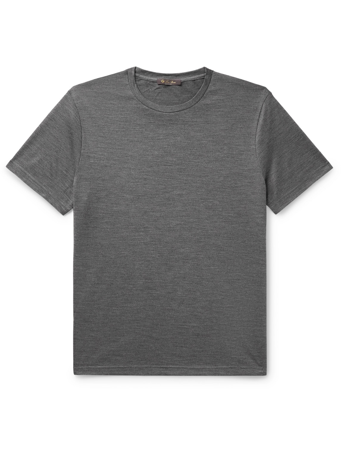 Loro Piana Slim-fit Wish® Wool T-shirt In Gray