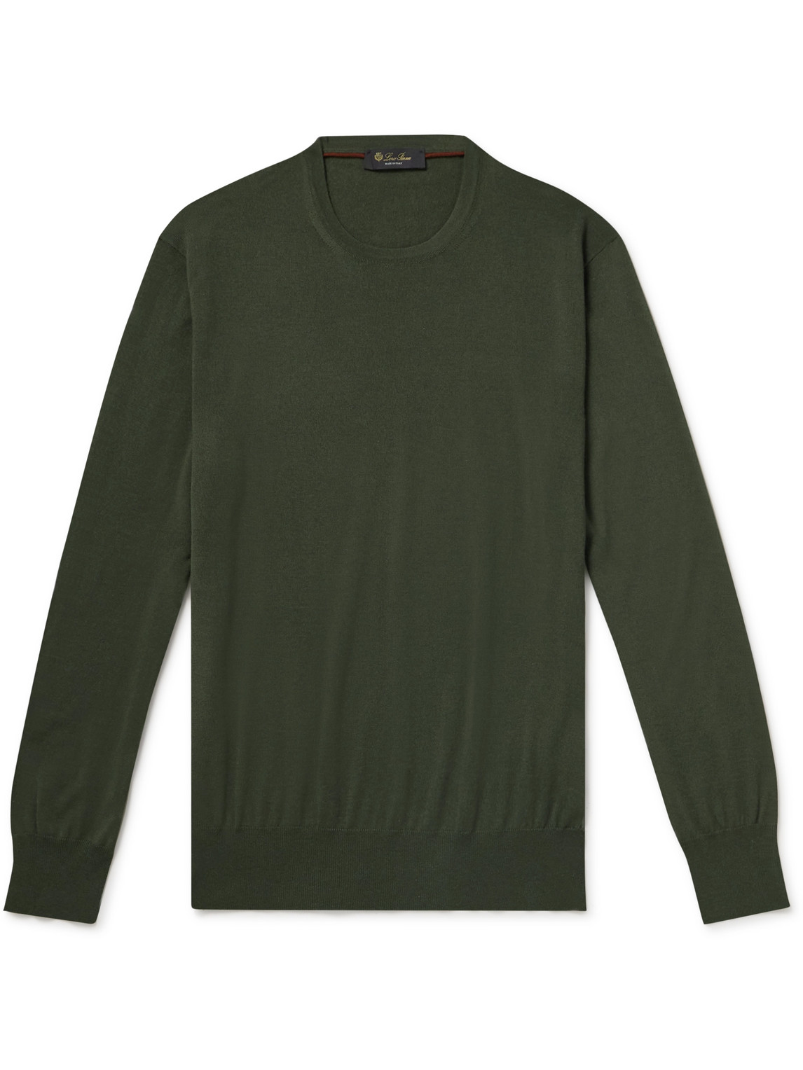 Loro Piana Cashmere Sweater In Green