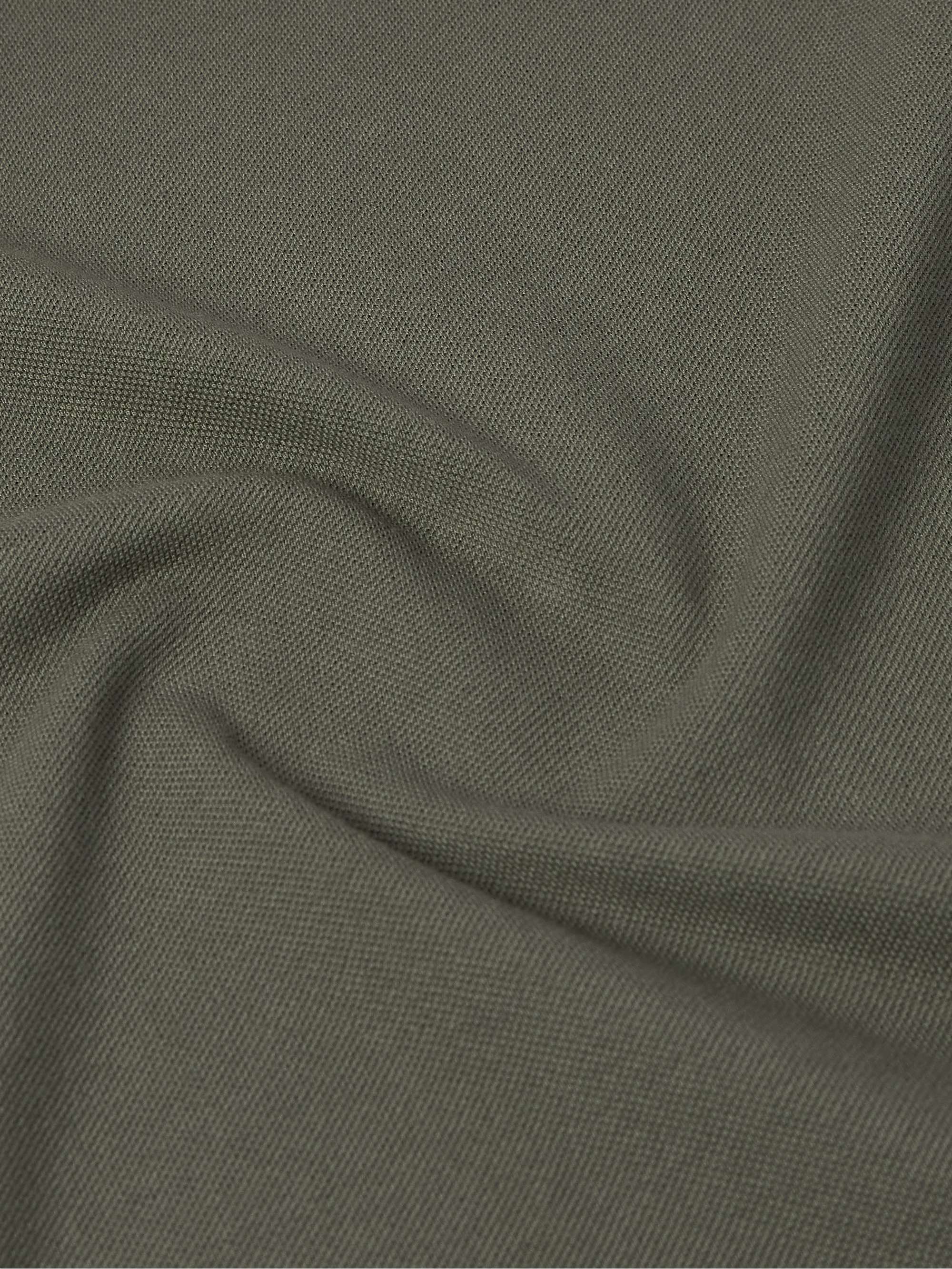 LORO PIANA Cotton-Piqué Polo Shirt