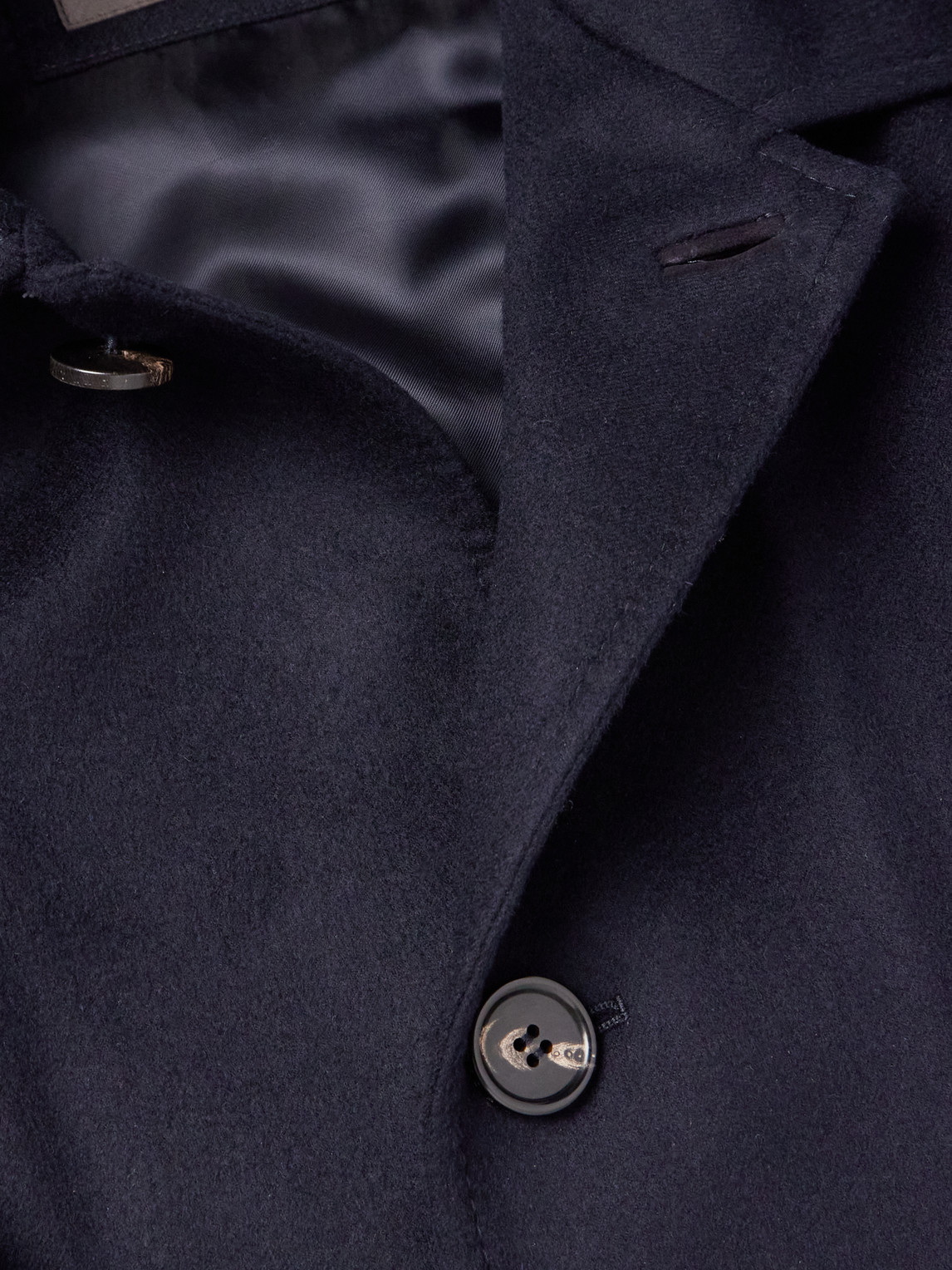 Shop Loro Piana Rimac Cashmere Jacket In Blue