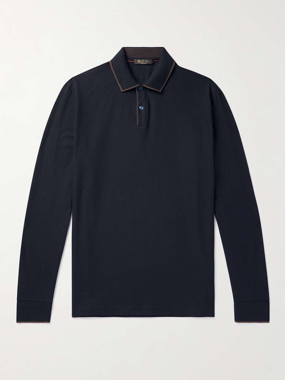 LORO PIANA Slim-Fit Stretch-Cotton Piqué Polo Shirt for Men | MR PORTER