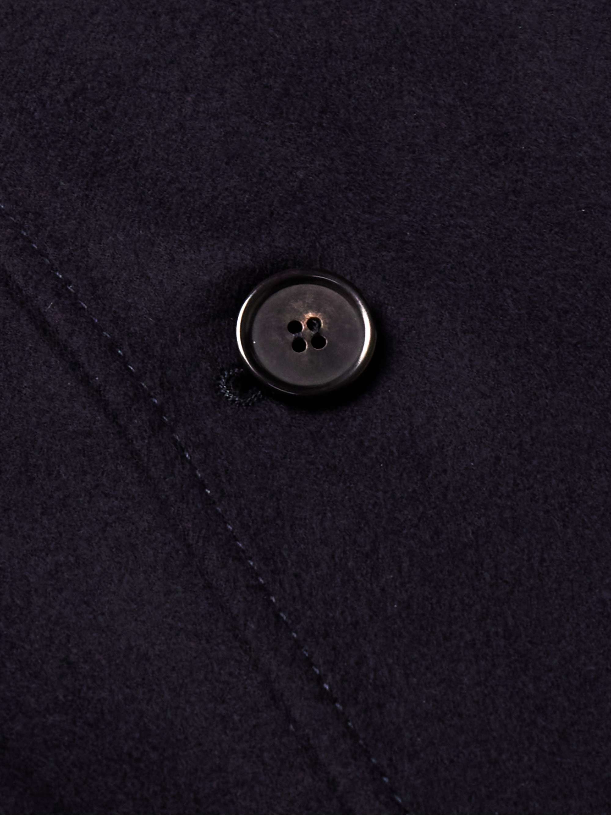 LORO PIANA Spagna Leather-Trimmed Rain System® Cashmere-Felt Chore Jacket