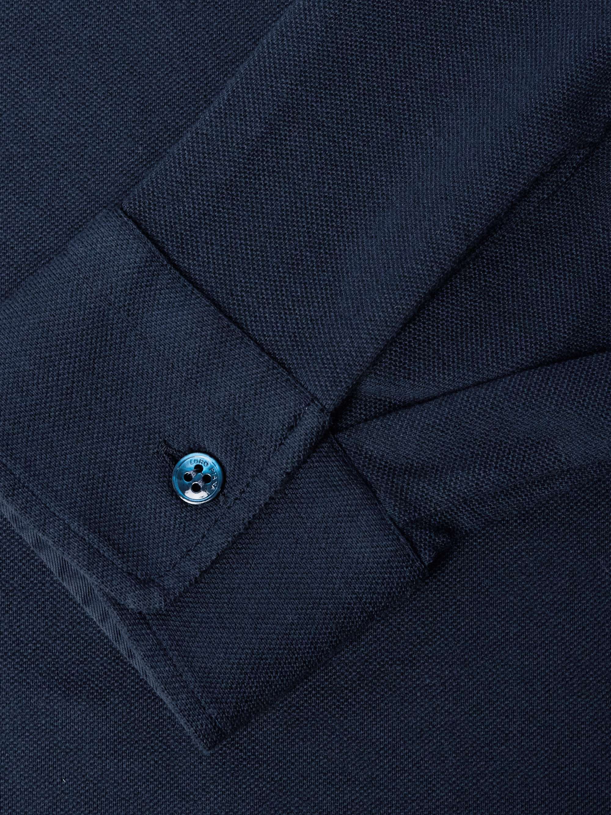 LORO PIANA Cotton-Piqué Polo Shirt