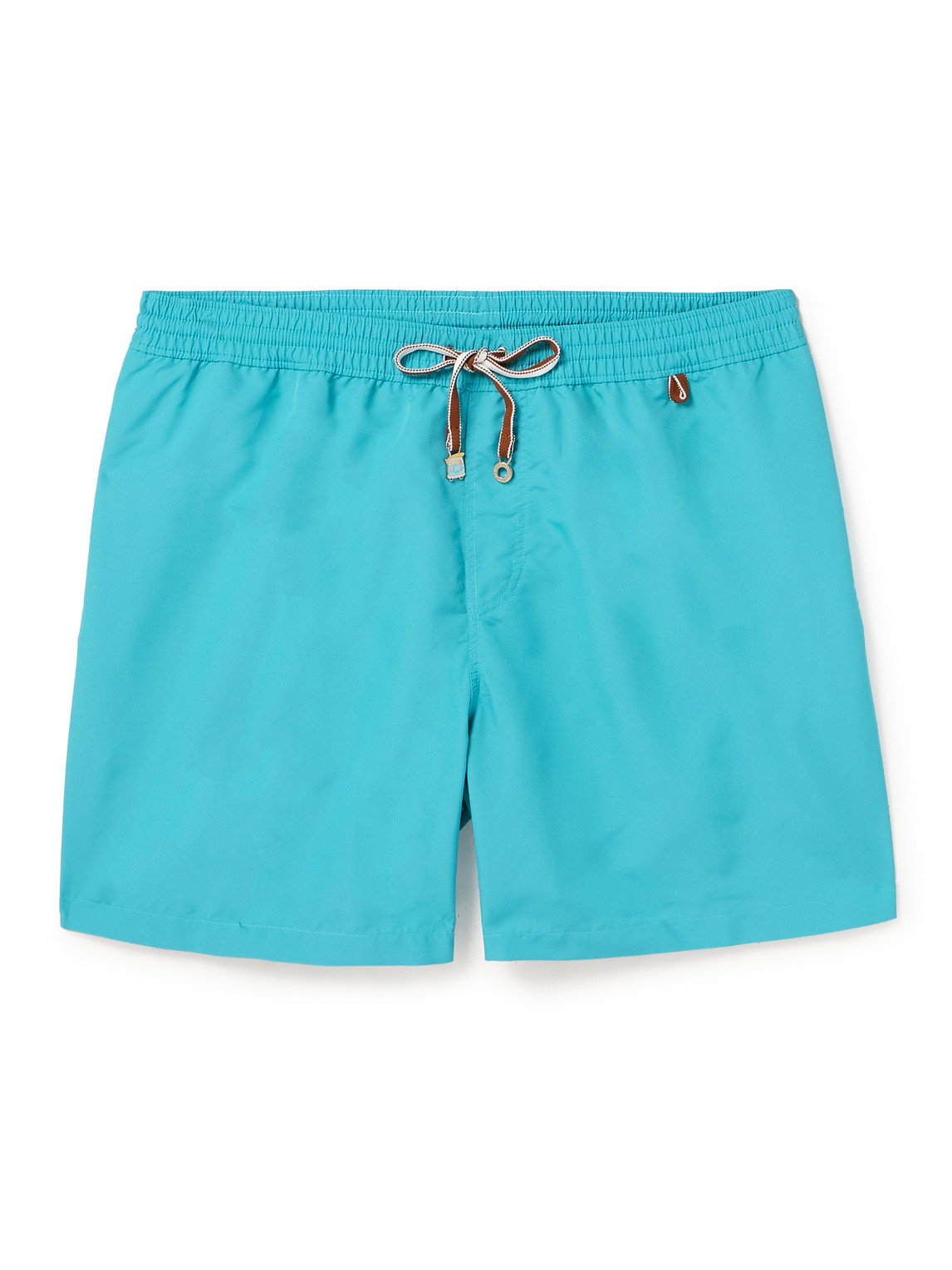 Loro Piana Bay Straight-leg Mid-length Swim Shorts In Blue