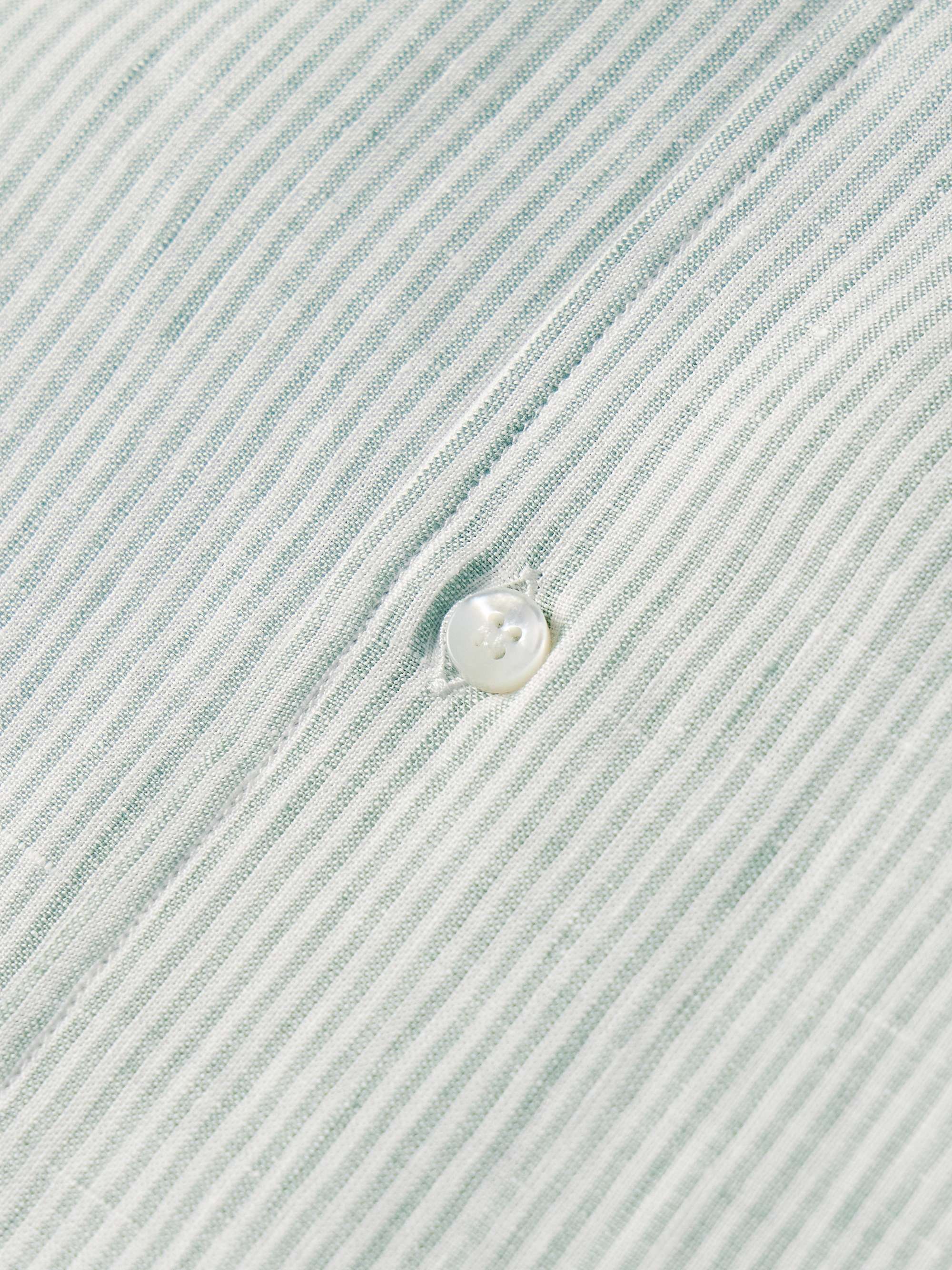 LORO PIANA Striped Linen Shirt