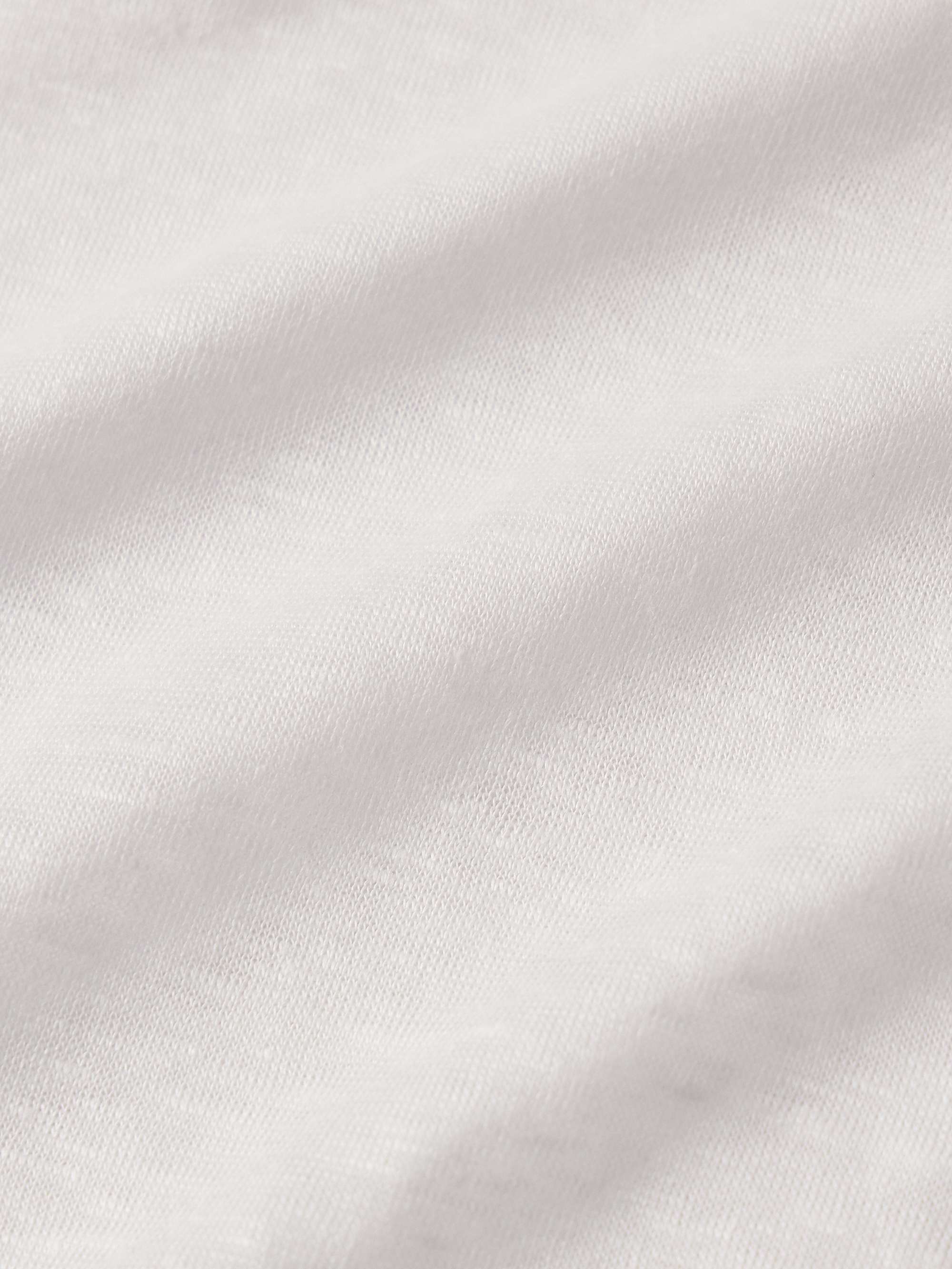 LORO PIANA Linen-Jersey Polo Shirt