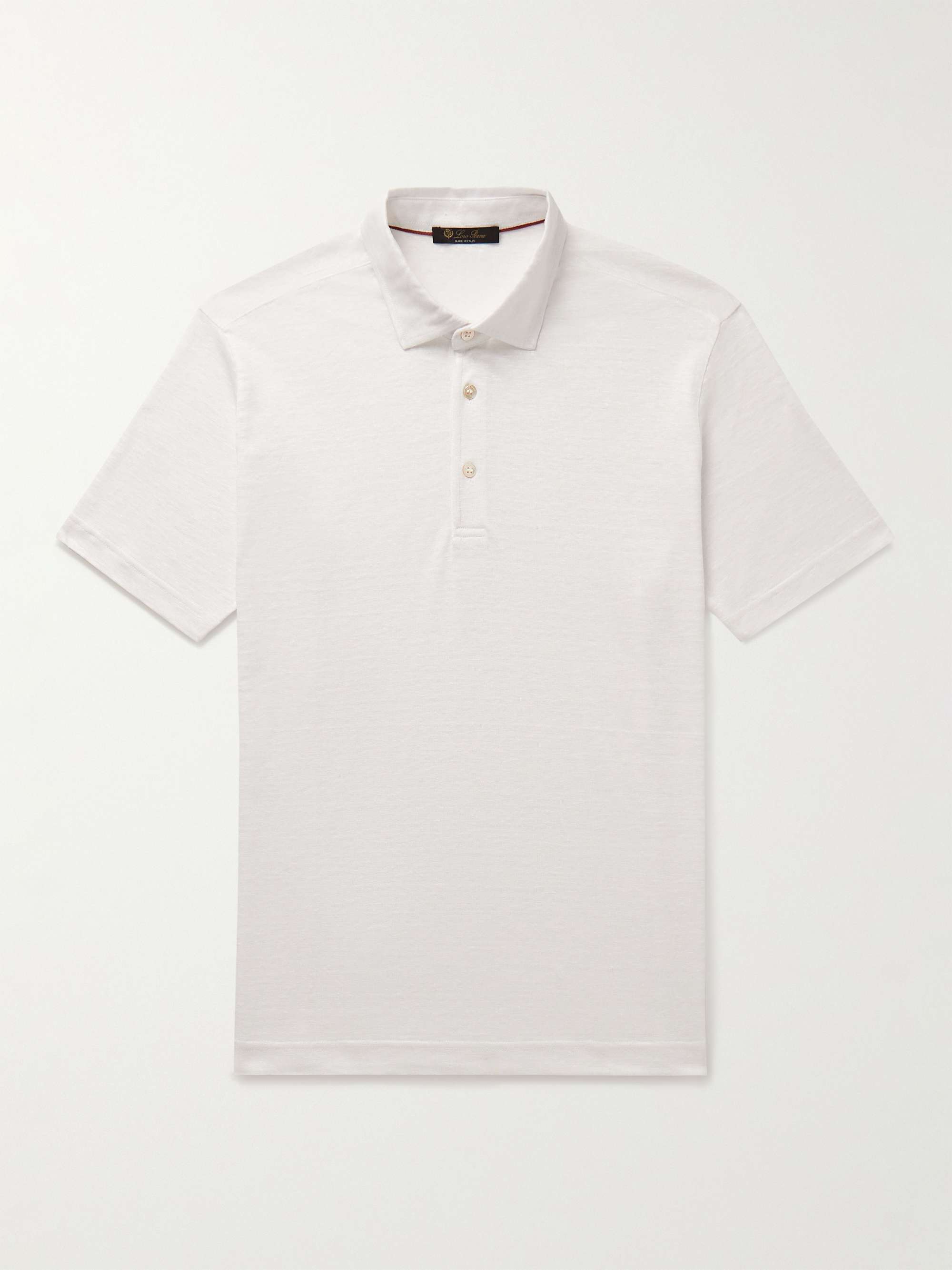 LORO PIANA Cotton-Piqué Polo Shirt for Men | MR PORTER