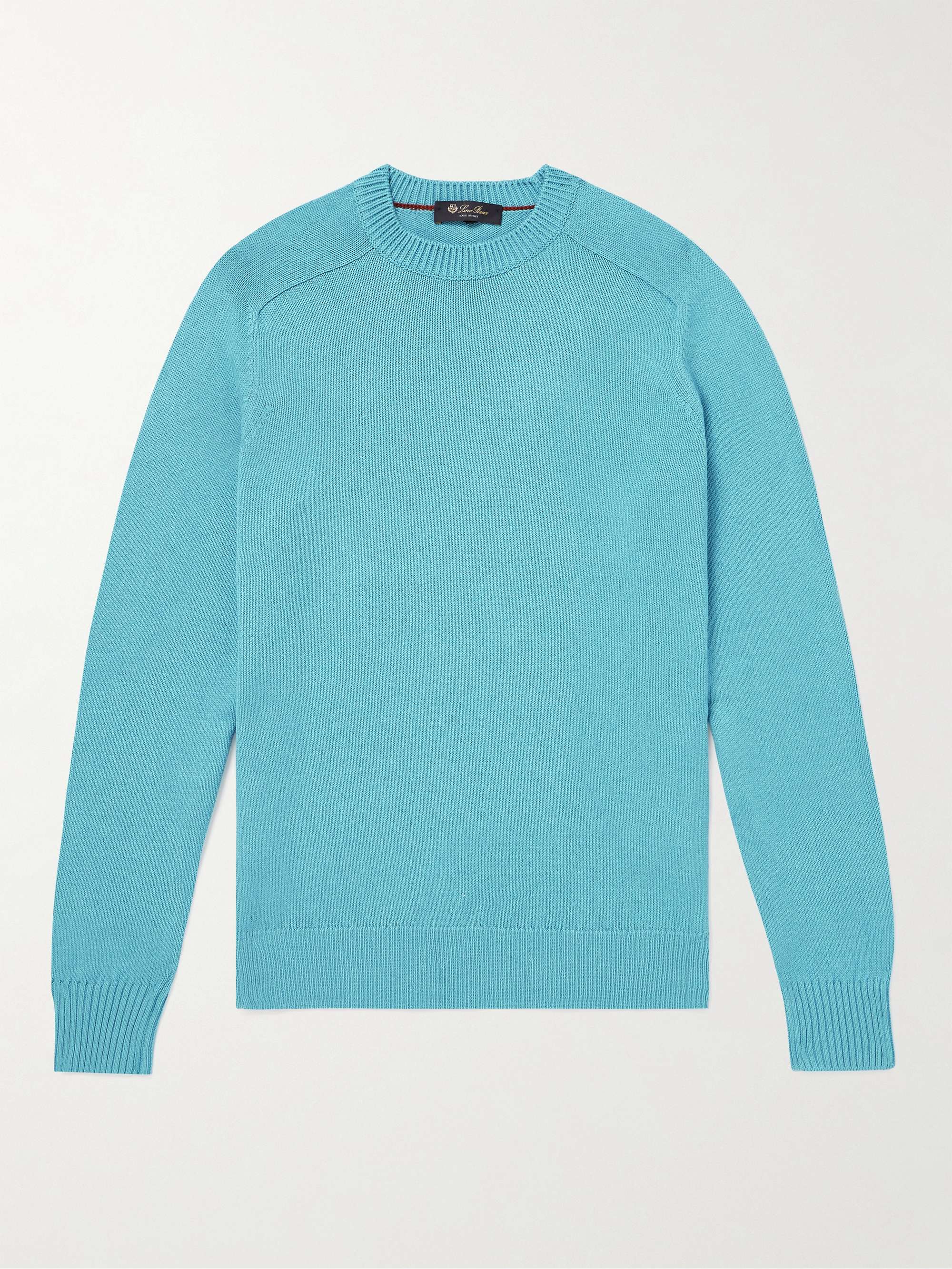 Cotton and Silk Blend Sweater