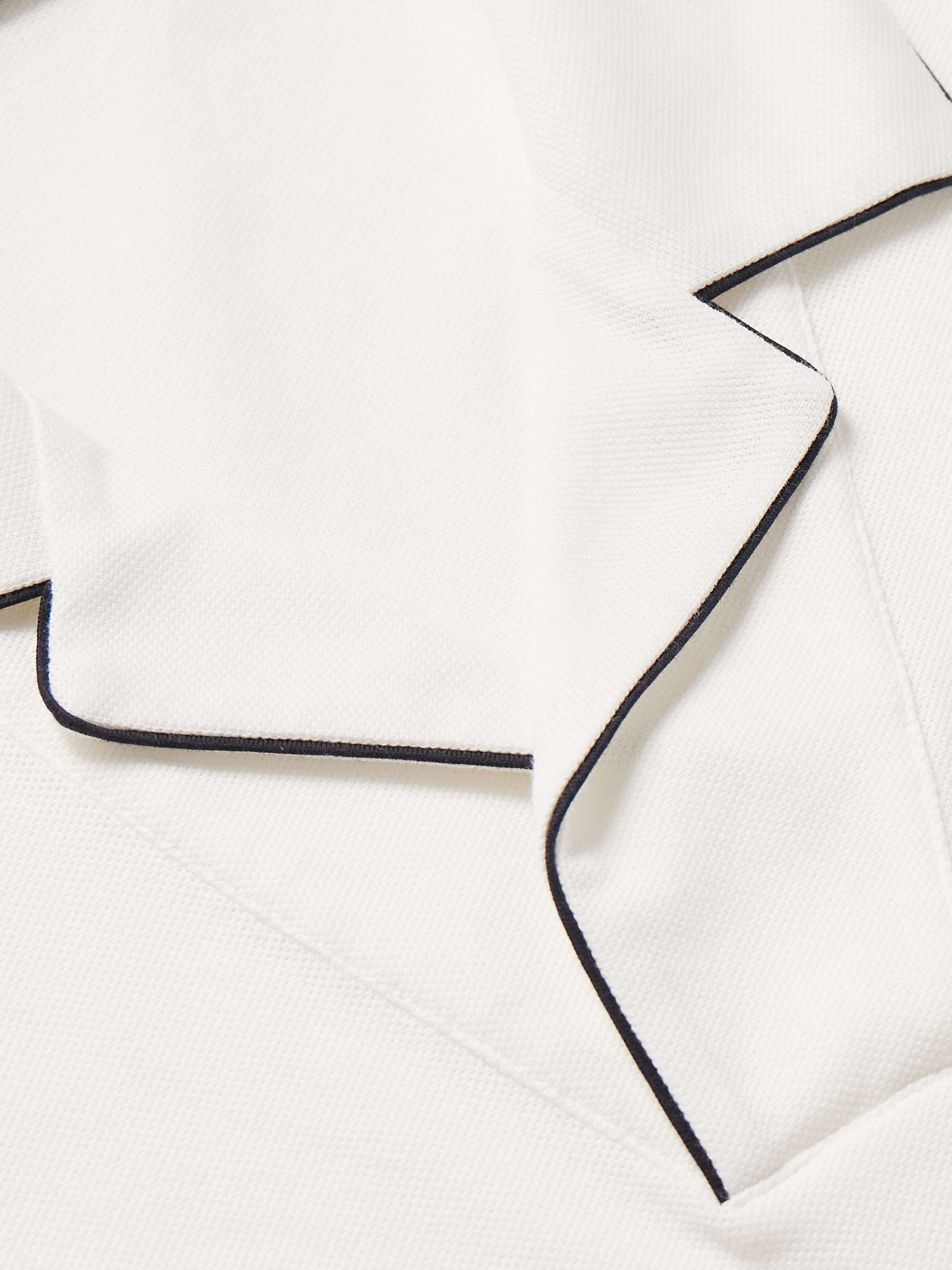 LORO PIANA Cotton-Piqué Polo Shirt