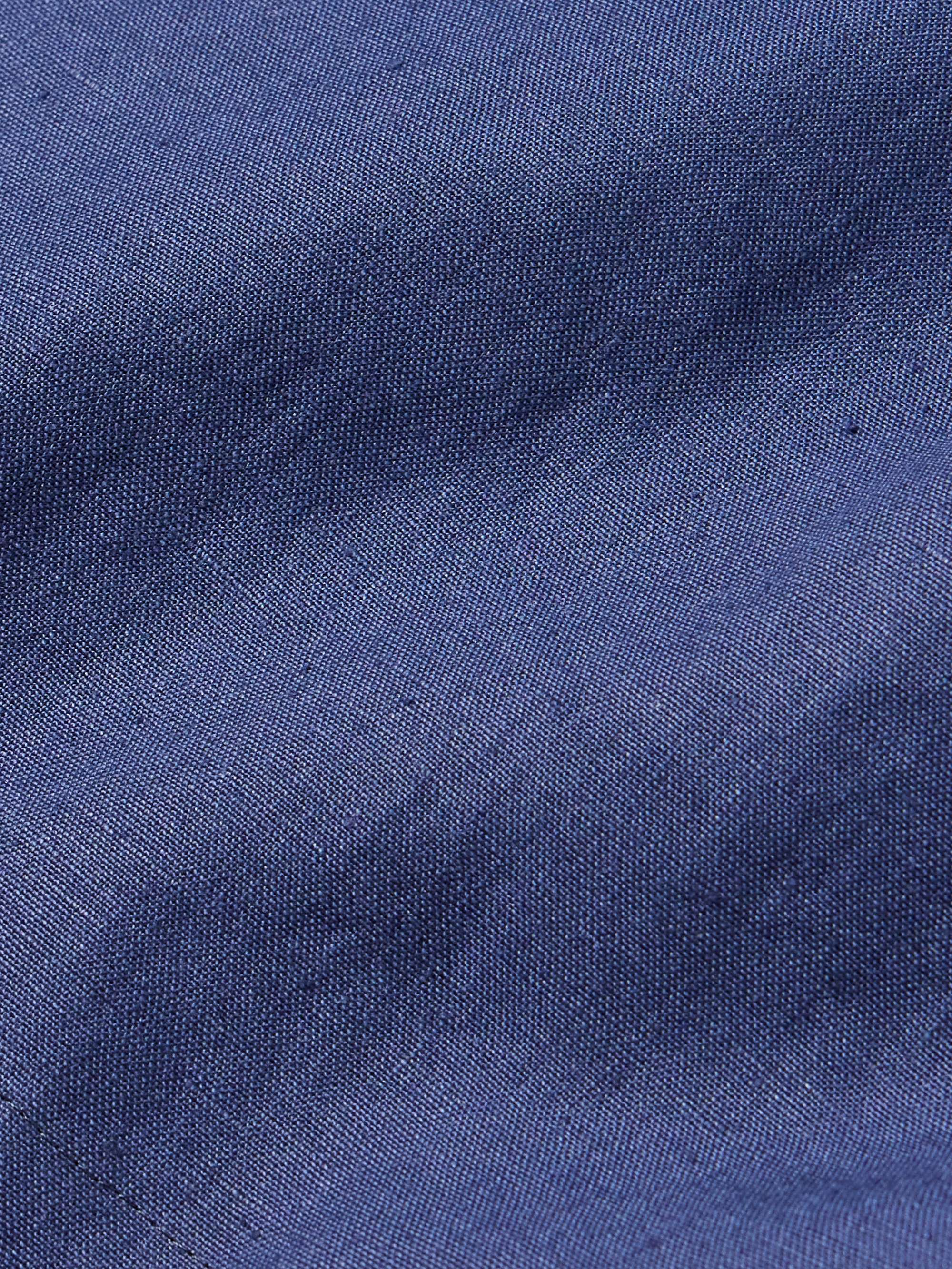 LORO PIANA Linen Half-Zip Jacket