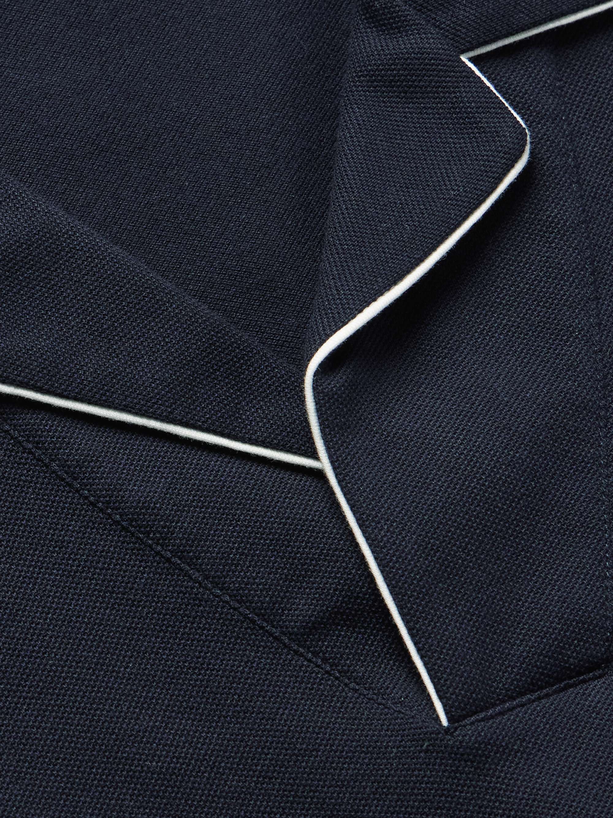 LORO PIANA Cotton-Piqué Polo Shirt
