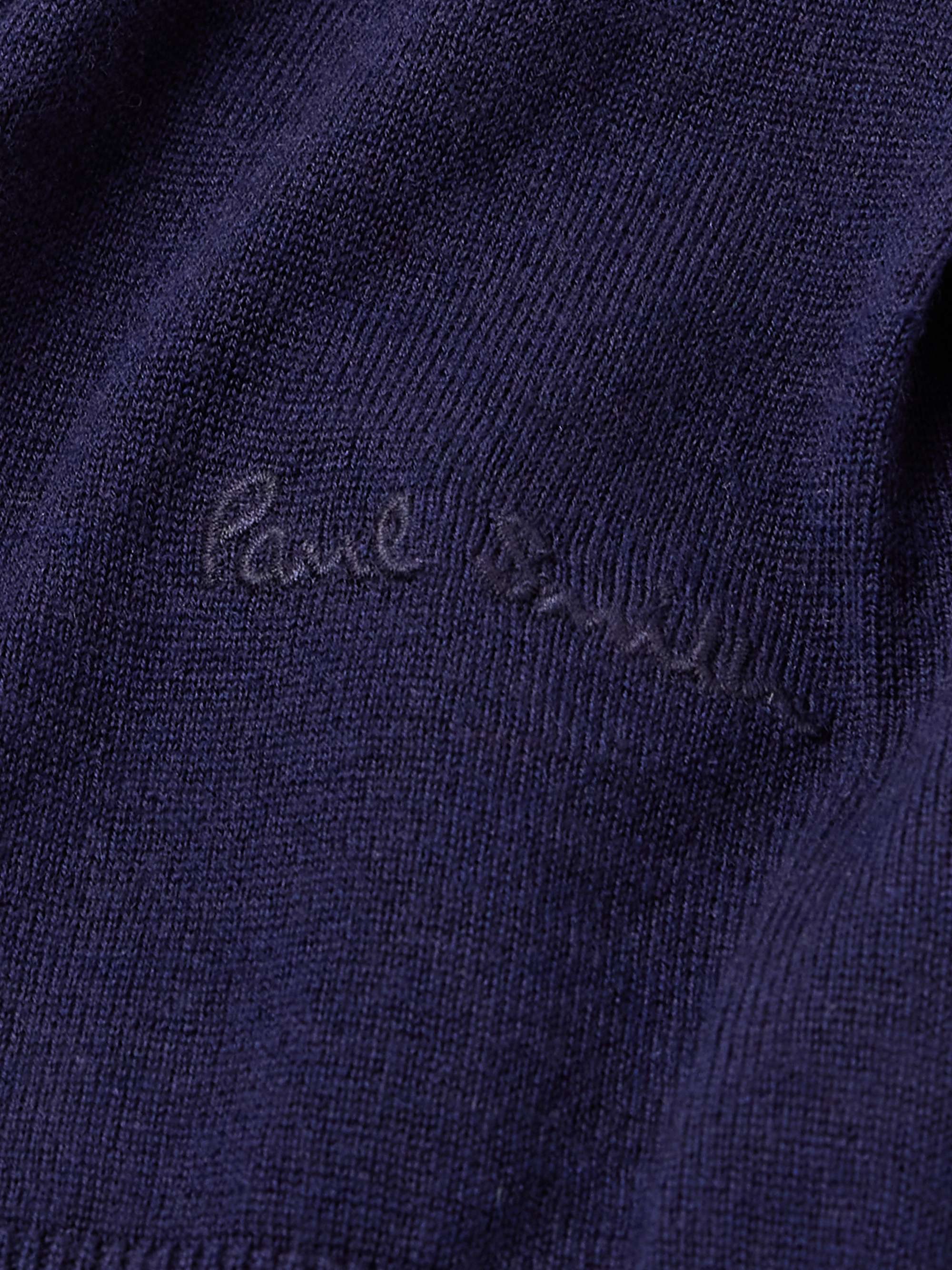 PAUL SMITH Slim-Fit Merino Wool Zip-Up Cardigan for Men | MR PORTER