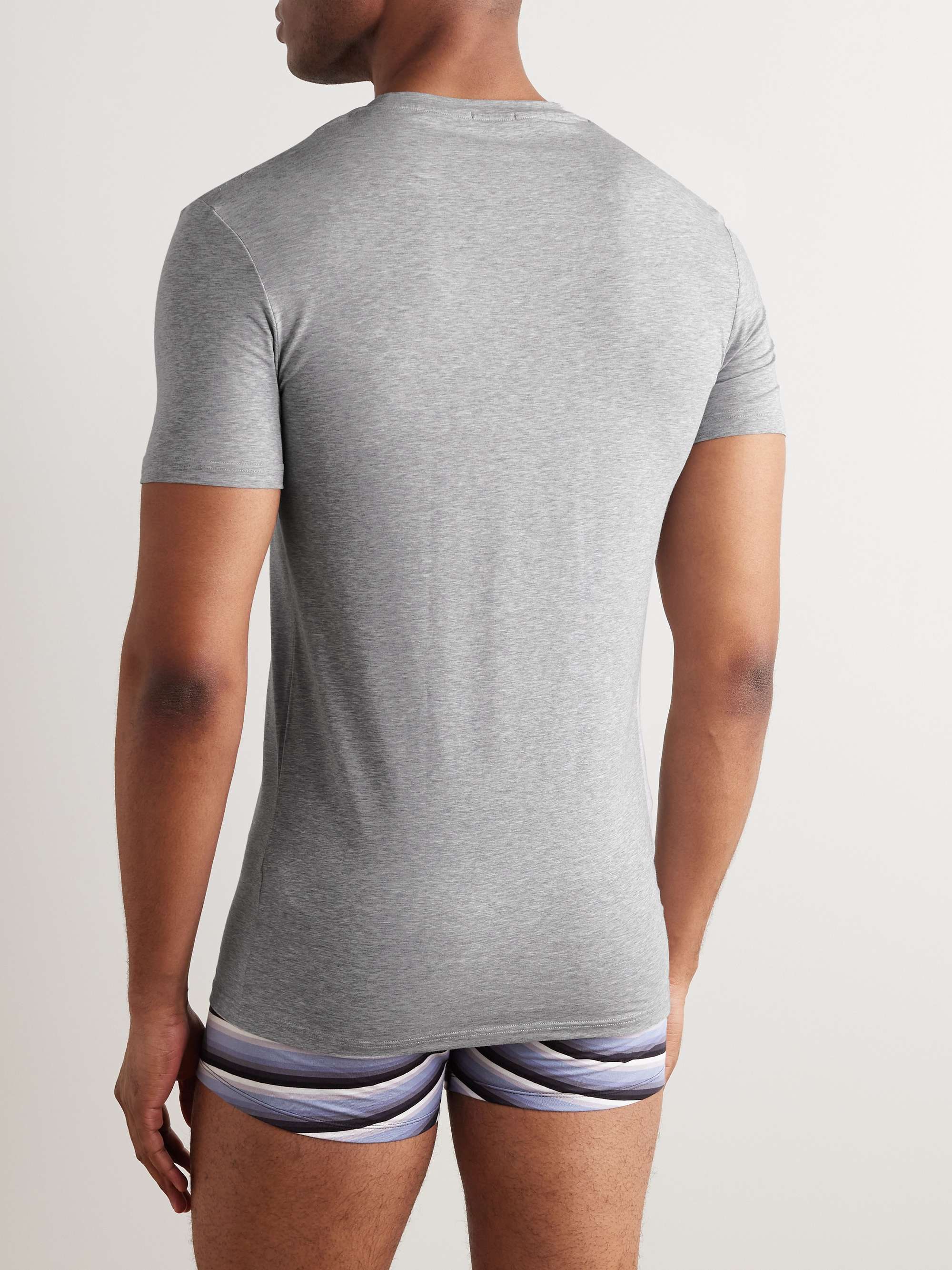ZEGNA Cotton-Blend Jersey T-Shirt