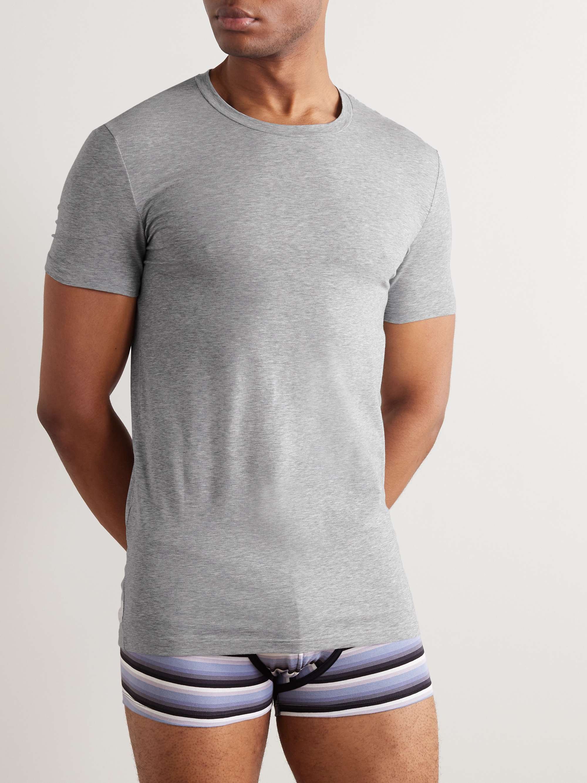 ZEGNA Cotton-Blend Jersey T-Shirt